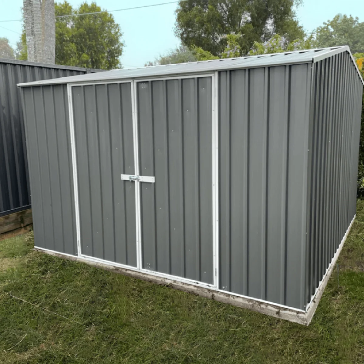 Absco | 10x10x7 ft Premier Metal Storage Shed - Image 4