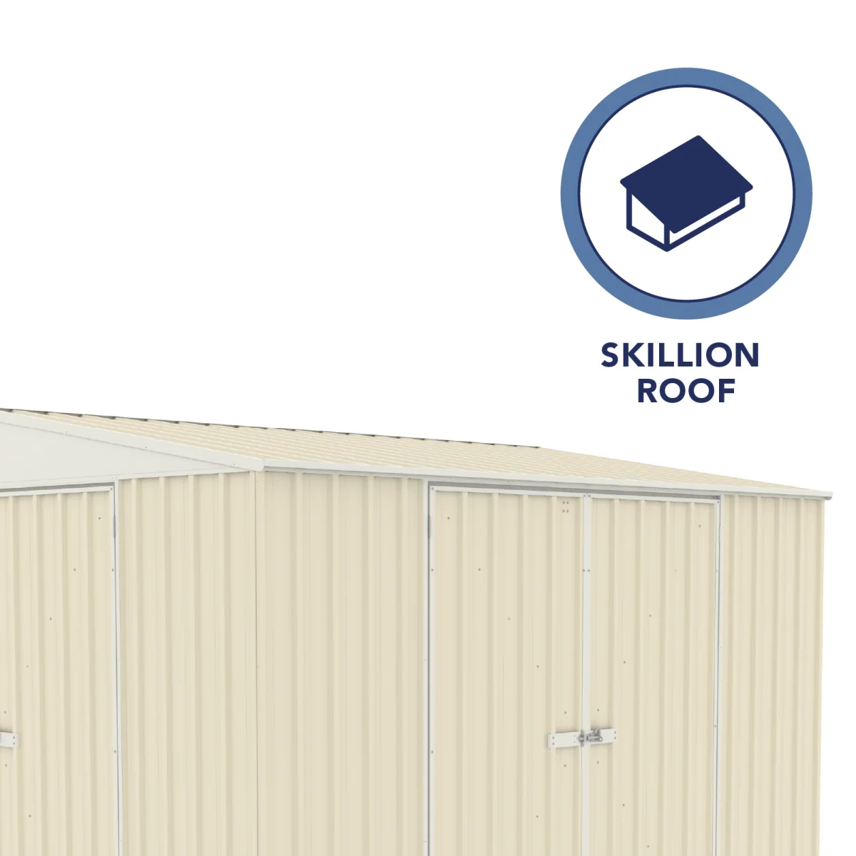 Absco | 10x5 ft Lean To Metal Bike Shed - Image 35