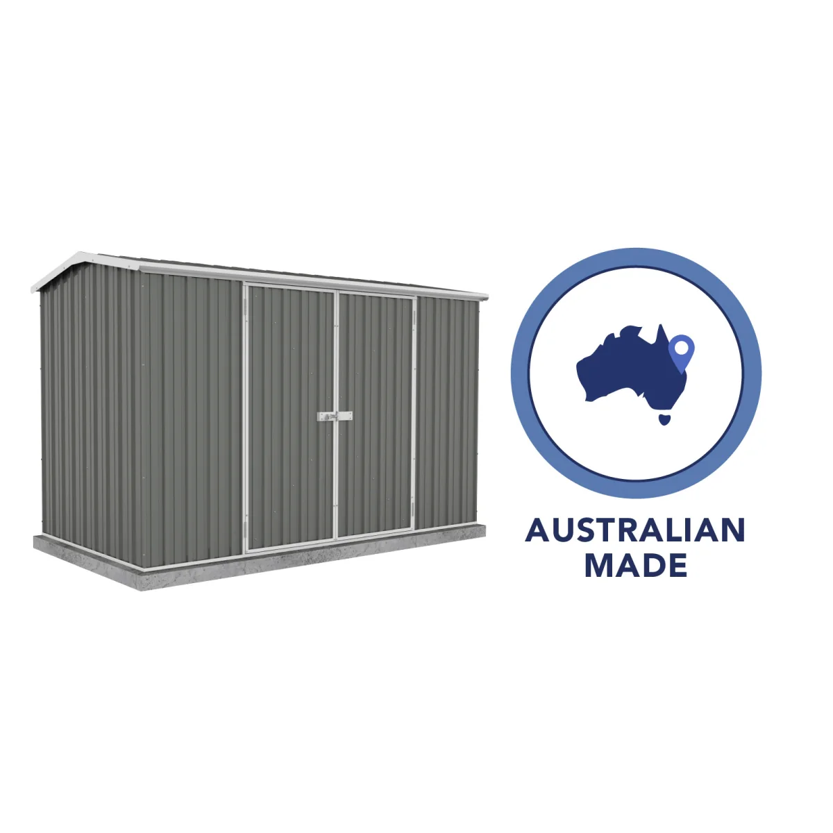 Absco | 10x5x6.5 ft Premier Metal Storage Shed - Image 7