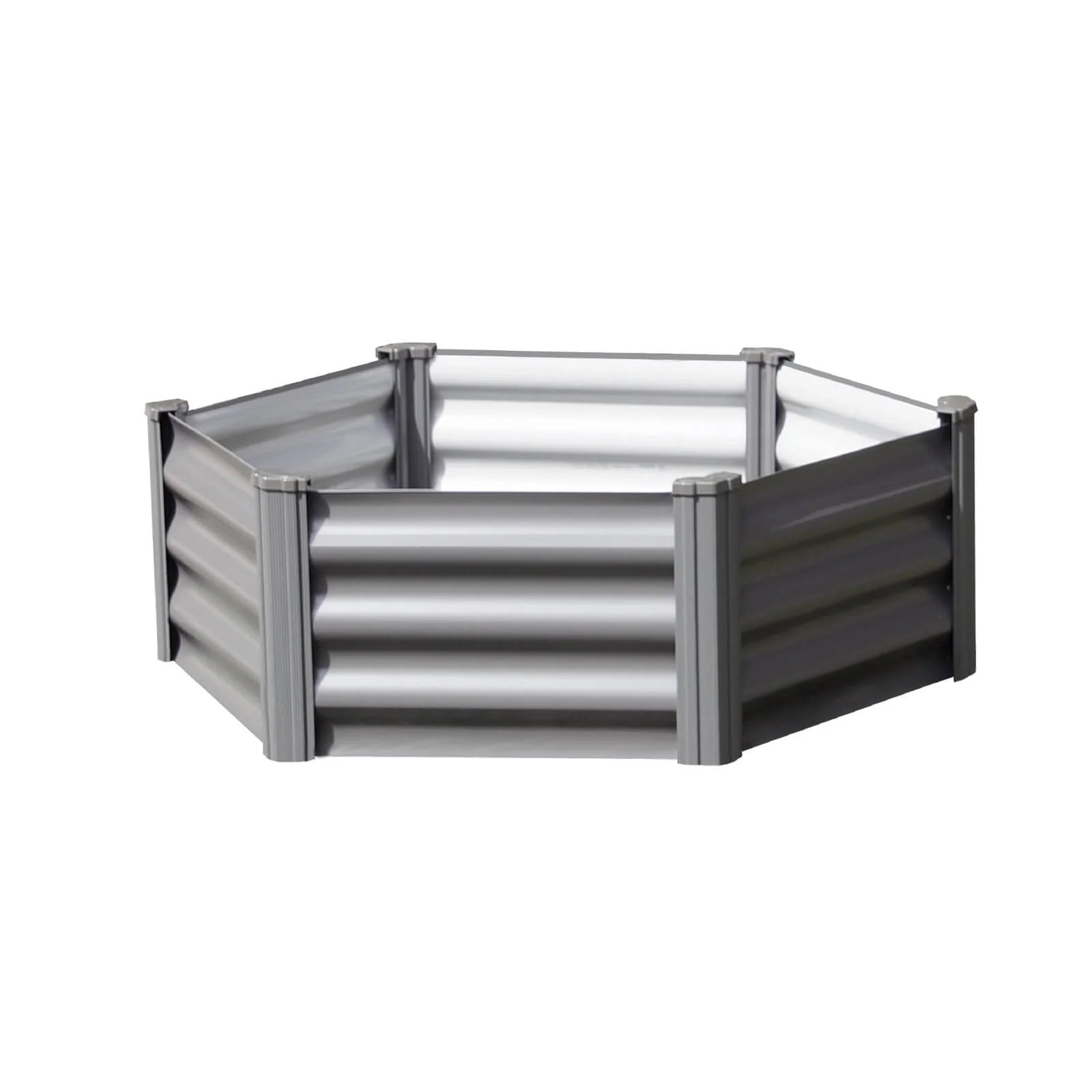 Absco | 39x39x12 in. Hex Metal Raised Garden Bed - Image 9
