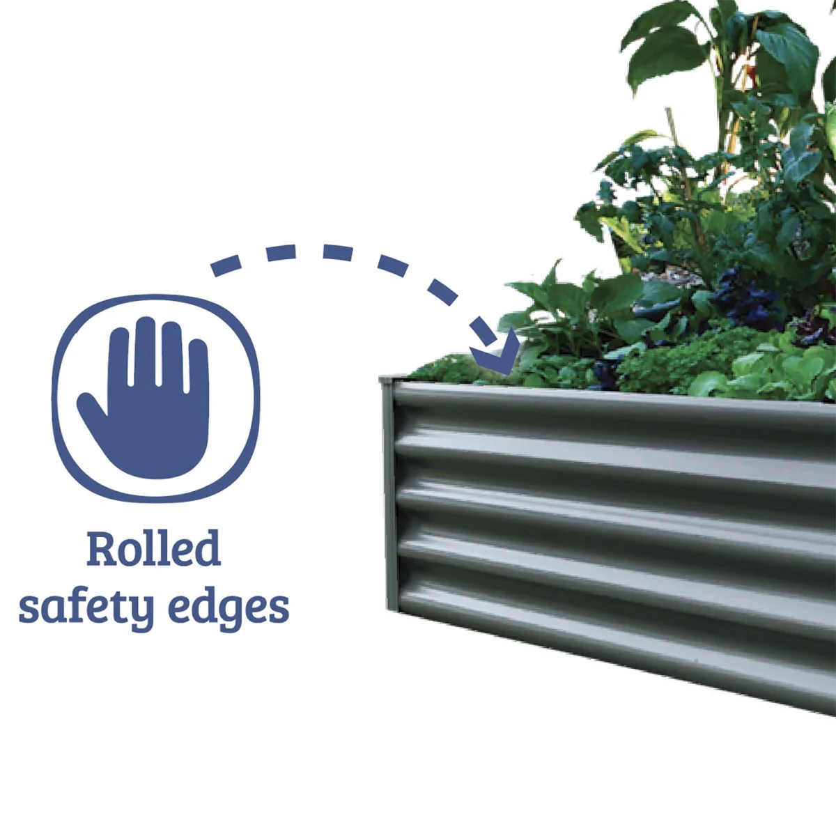 Absco | 4x3x1 ft Rectangle Raised Garden Bed - Image 4