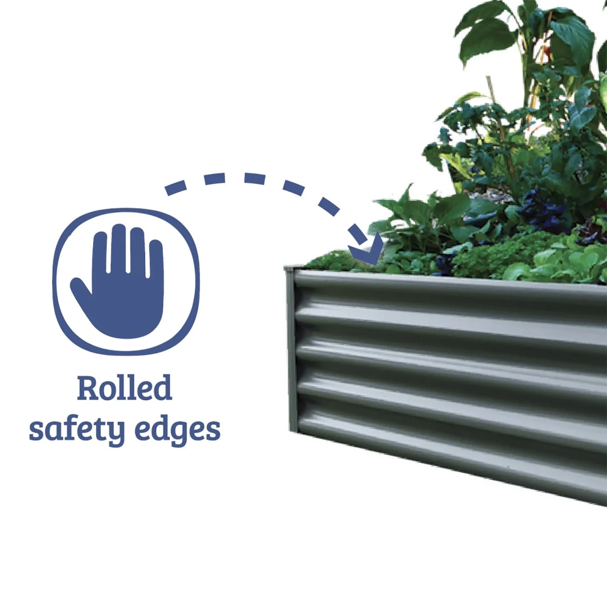 Absco | 4x4x1 ft L Shaped Raised Garden Bed - Image 4