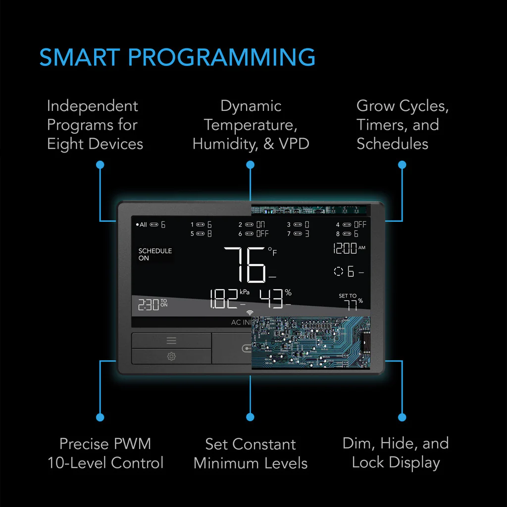 AC Infinity | Smart UIS Controllers (69 Pro + AI+) - Image 12
