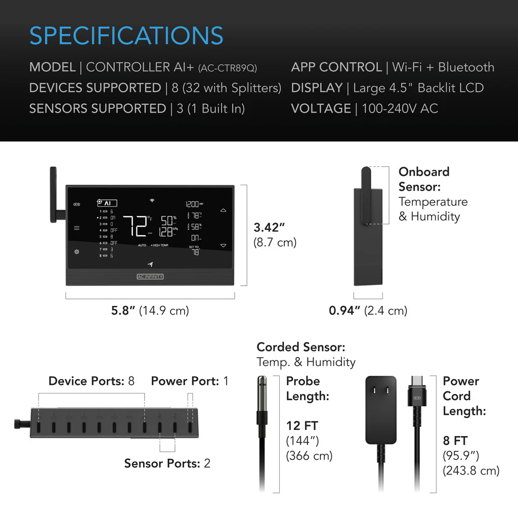 AC Infinity | Smart UIS Controllers (69 Pro + AI+) - Image 22
