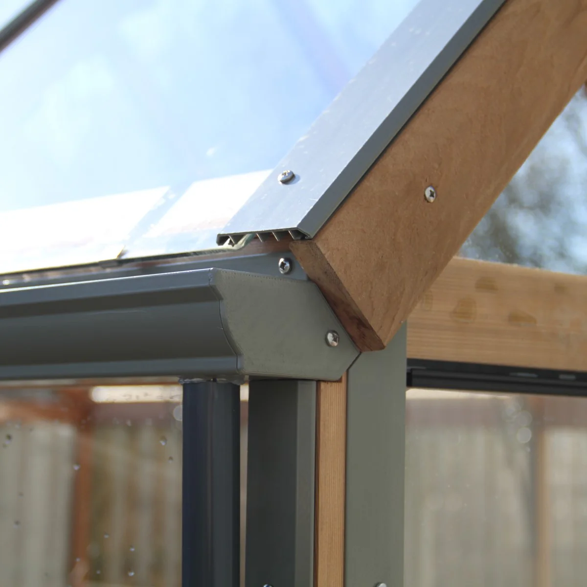 Alton | Durham Victorian Half Board Cedar Orangery With 3mm Tempered Glass Glazing - 7 ft. 4 in. Wide - Image 29