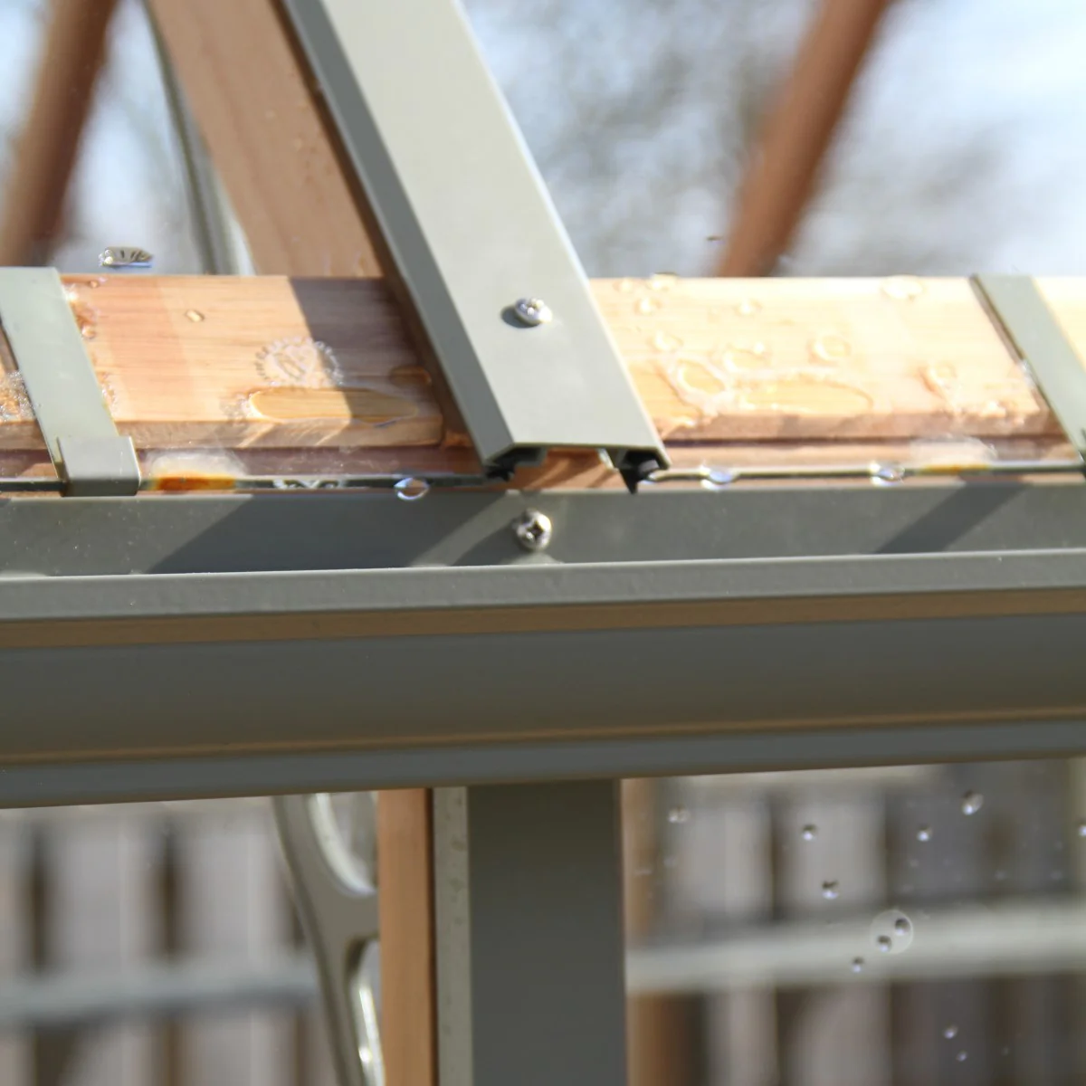 Alton | Durham Victorian Half Board Cedar Orangery With 3mm Tempered Glass Glazing - 7 ft. 4 in. Wide - Image 25