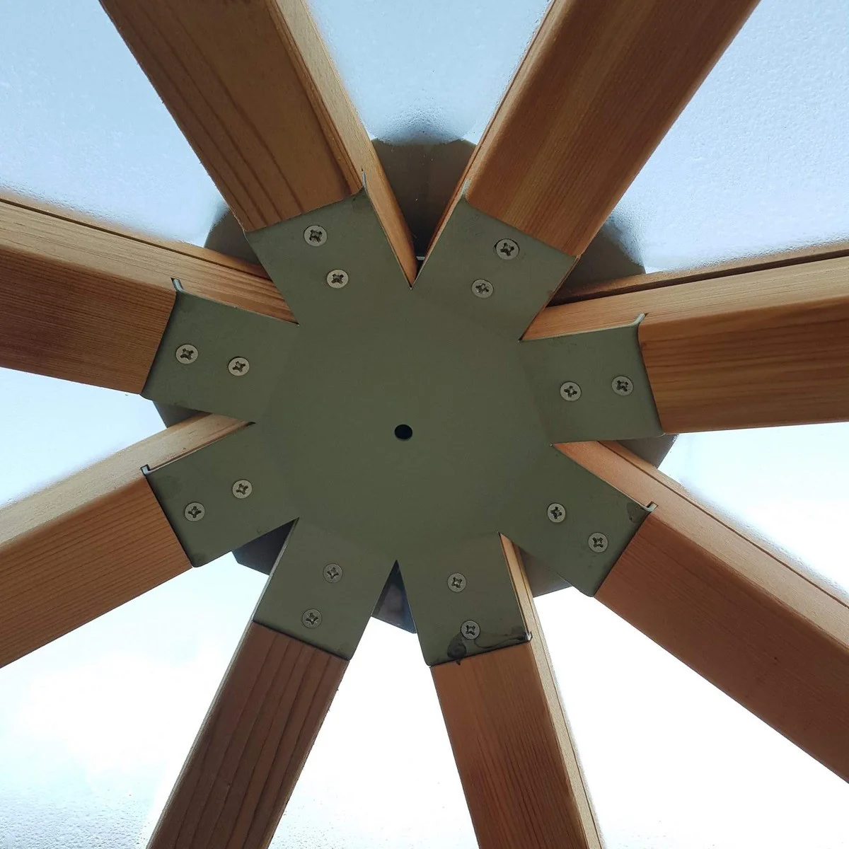 Alton | Octagonal Half Board Cedar Greenhouse With 3mm Tempered Glass Glazing - Image 9