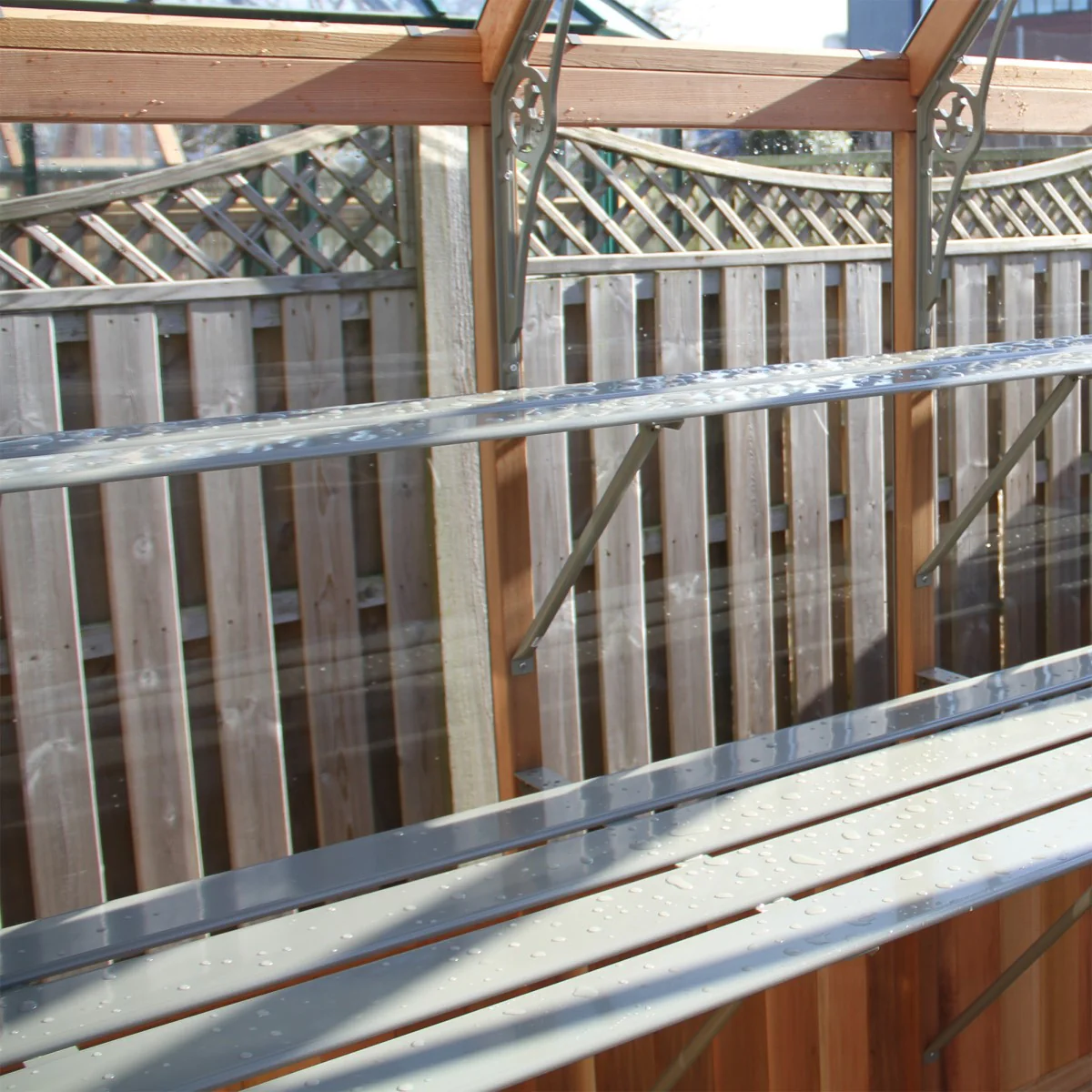 Alton | Westminster Victorian Half Board Cedar Glass Greenhouse With 3mm Tempered Glass Glazing - 10ft 9in Wide - Image 11
