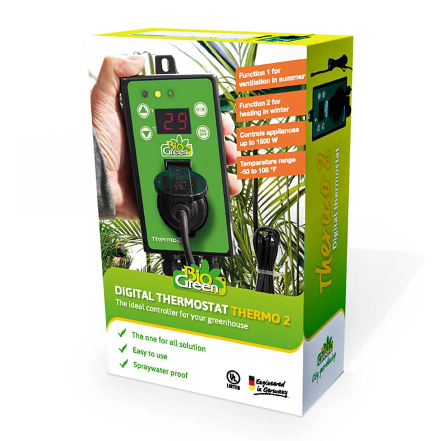 Bio Green | Thermo 2 Greenhouse Thermostat - Image 4