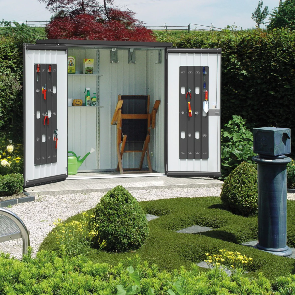 Biohort | 5x2.7x6 ft Equipment Locker 150 - Dark Gray - Image 3