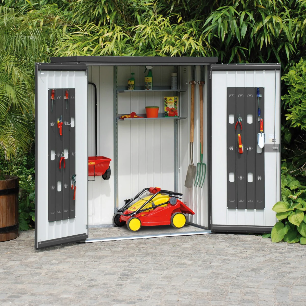 Biohort | 5x2.7x6 ft Equipment Locker 150 - Dark Gray - Image 4