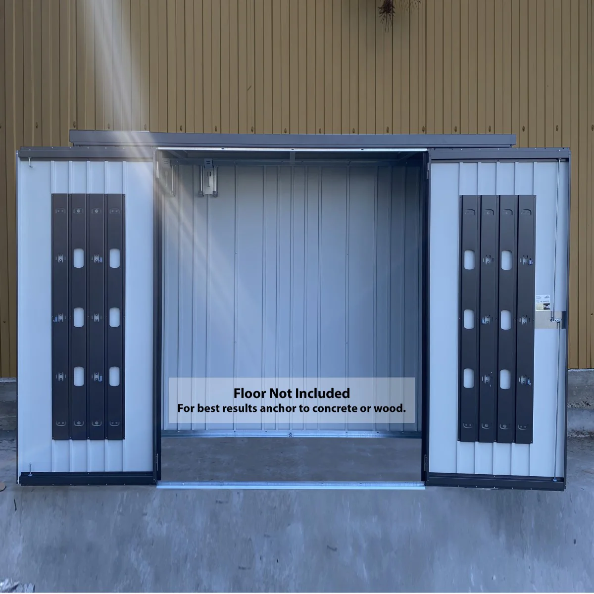 Biohort | 7.5x2.7x6 ft Equipment Locker 230 - Dark Gray - Image 10