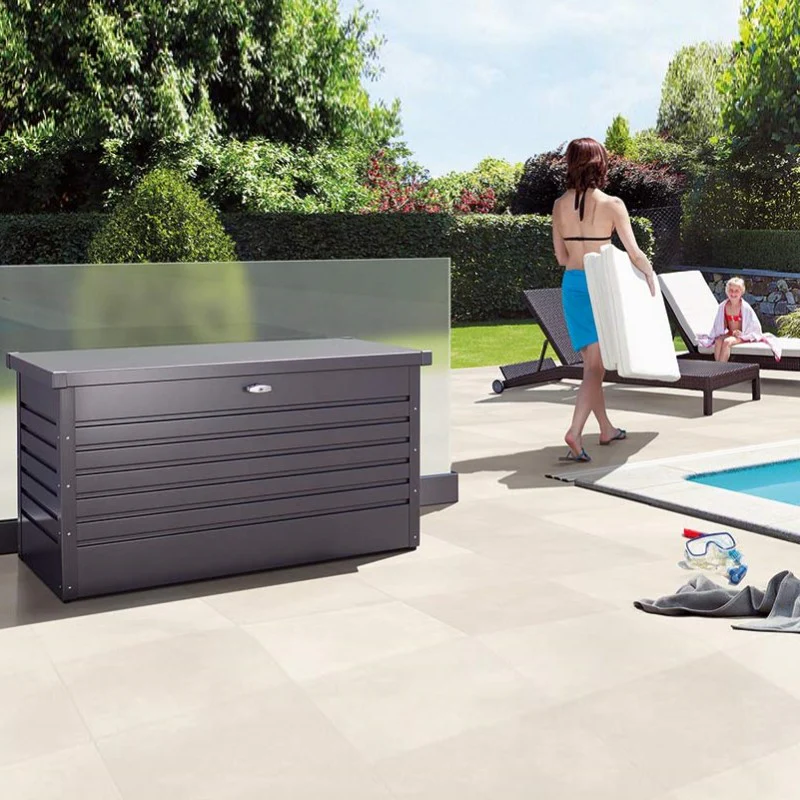 Biohort | 51 Gallon Leisure Time Deck Box - Dark Gray - Image 6