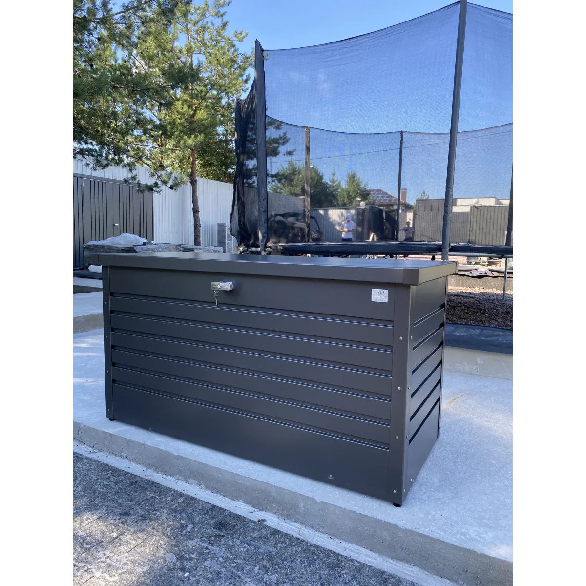 Biohort | 51 Gallon Leisure Time Deck Box - Dark Gray - Image 7