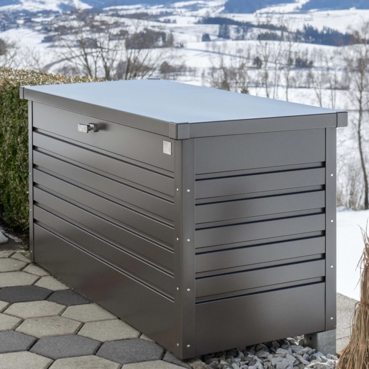 Biohort | 51 Gallon Leisure Time Deck Box - Dark Gray - Image 9