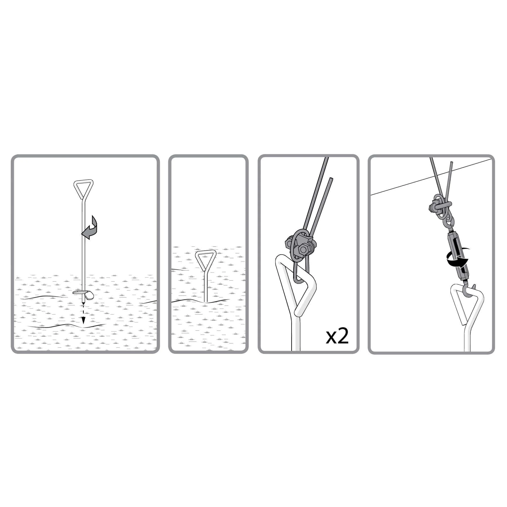 Palram - Canopia | Anchor Kit for Palram - Canopia Snap & Grow Greenhouses - Image 7