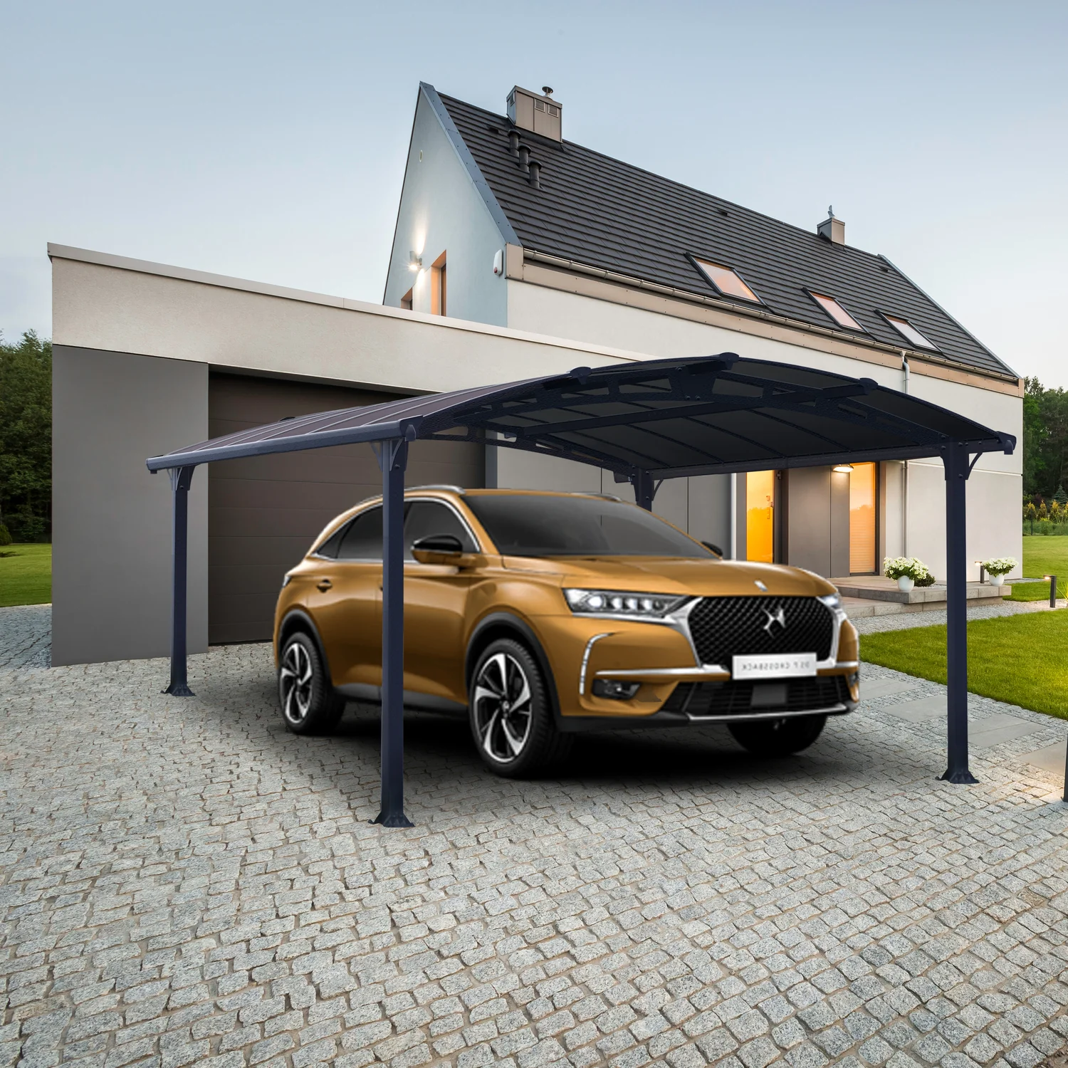 Palram - Canopia | Arcadia 5000 Carport 12x14x8 ft - Image 4