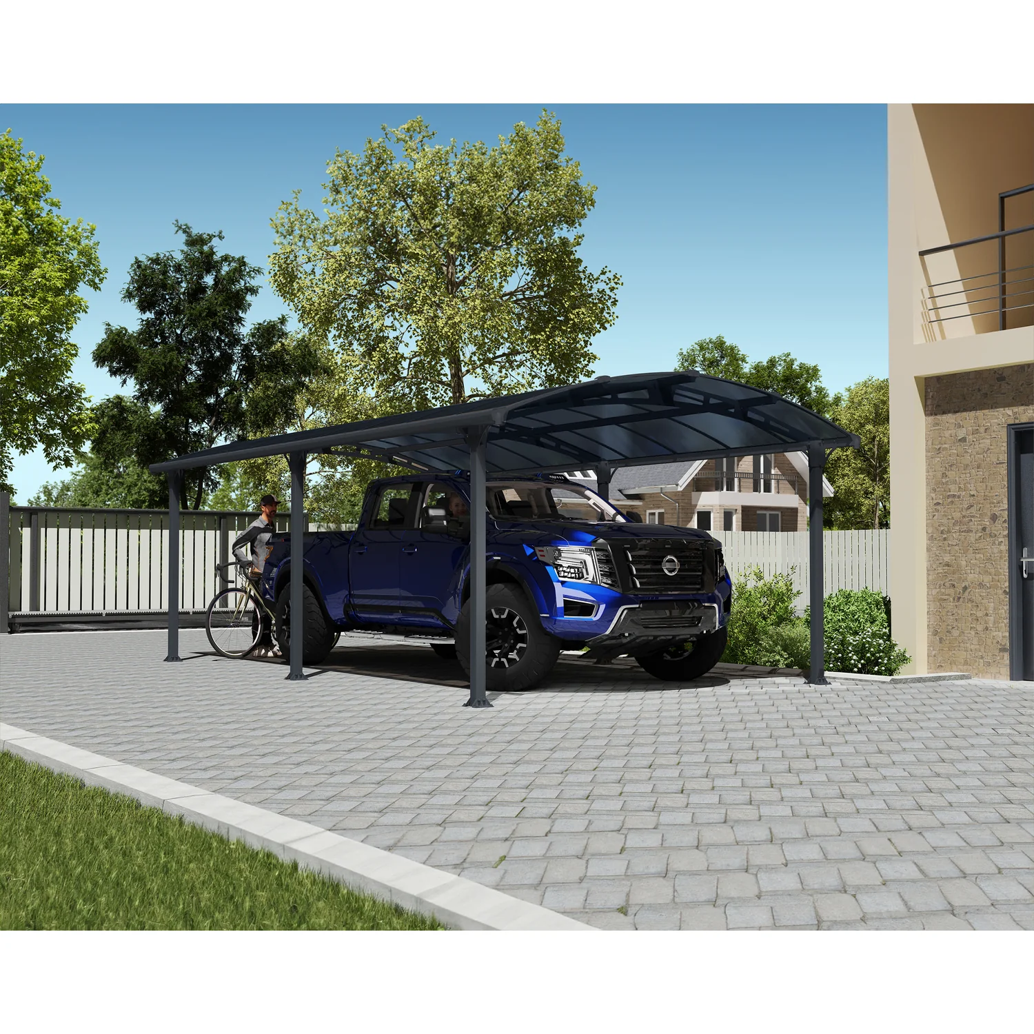 Palram - Canopia | Arcadia 5000 Carport 12x21x8 ft - Image 14