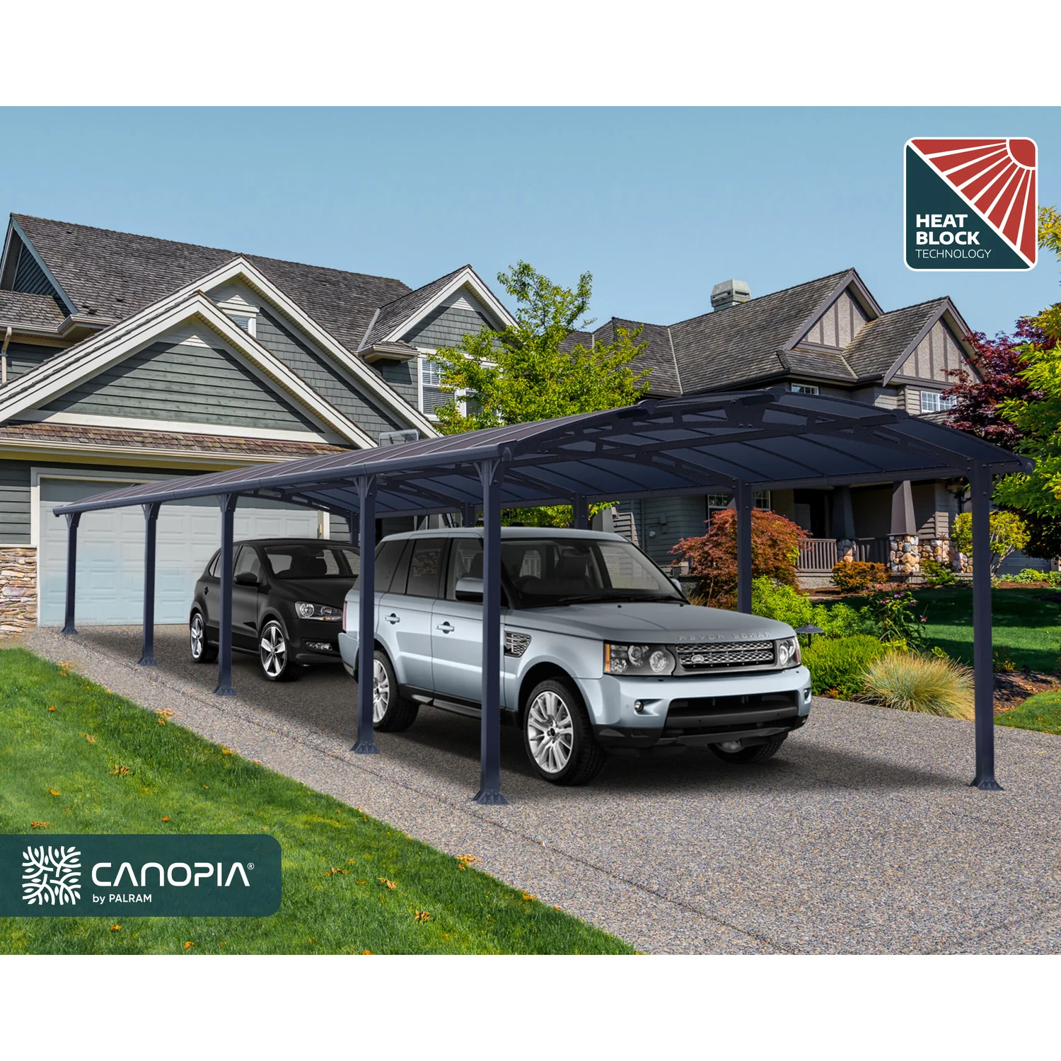 Palram - Canopia | Arcadia 5000 Carport 12x35x8 ft - Image 10