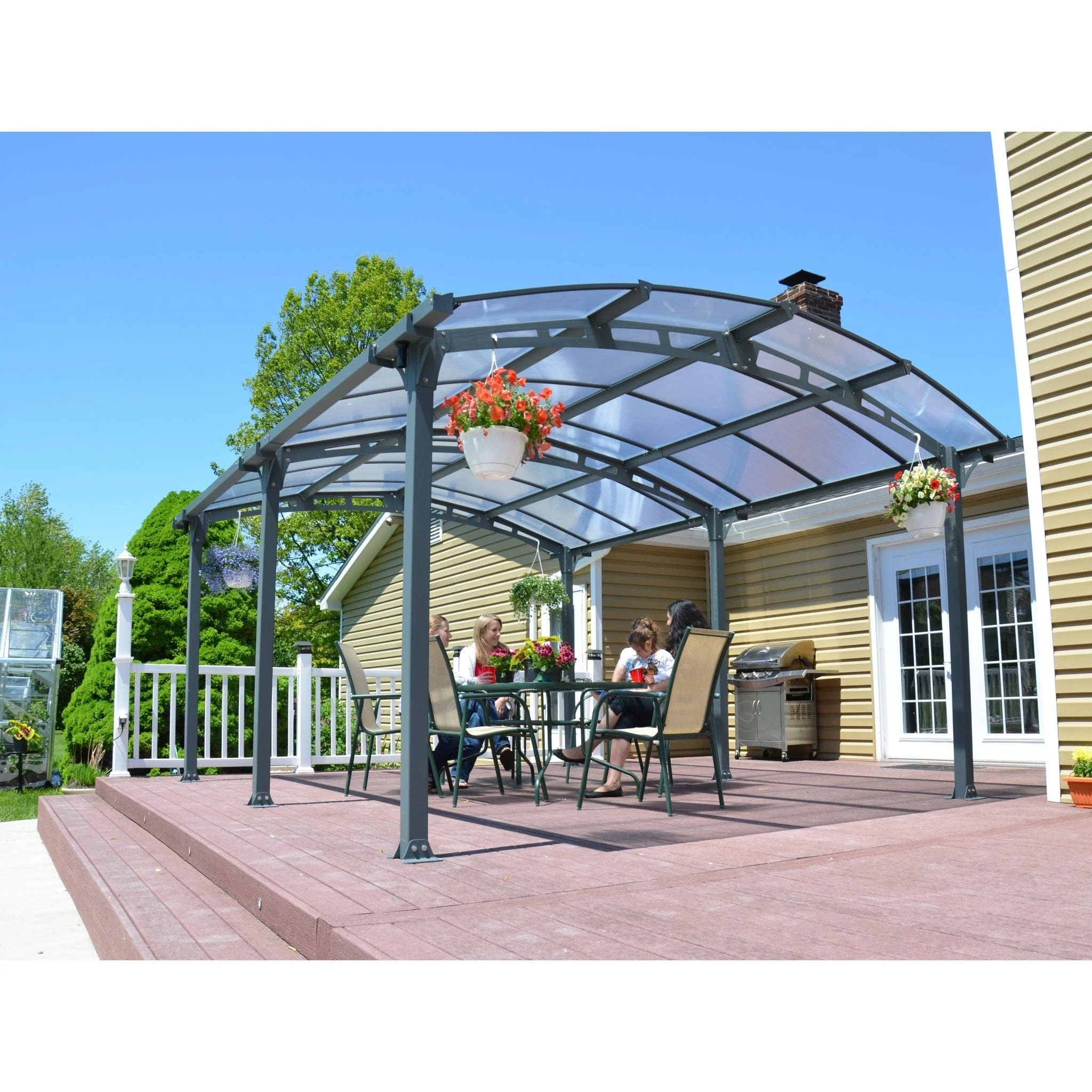 Palram - Canopia | Arcadia 5000 Carport 12x16 ft - Image 7
