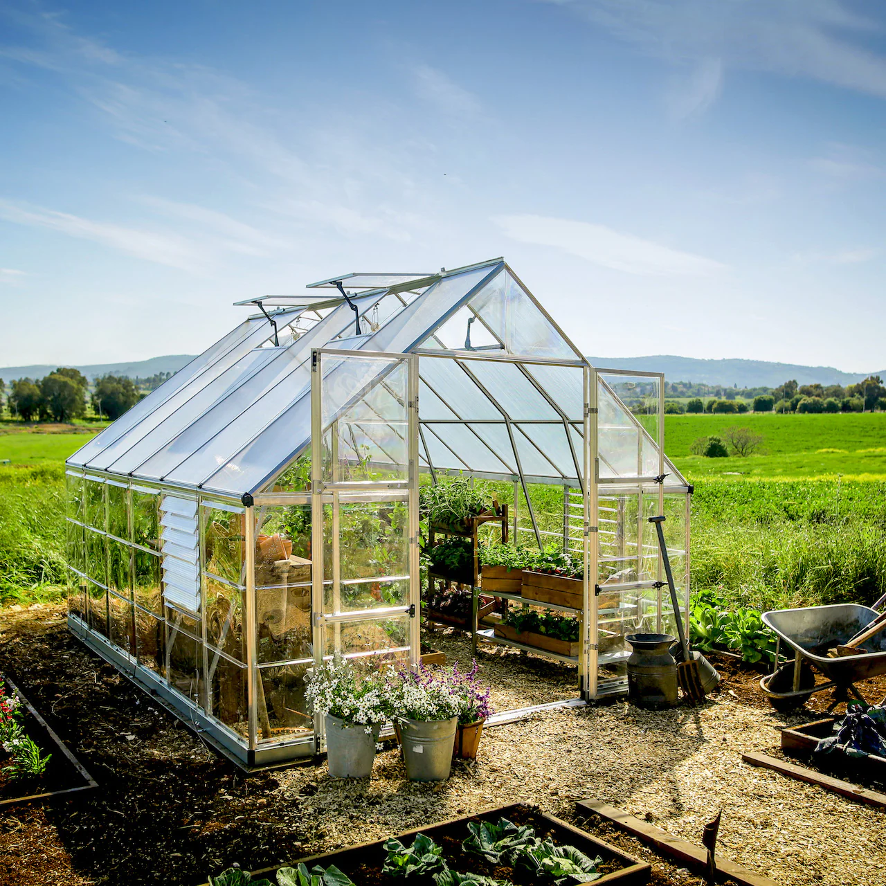 Palram - Canopia | Balance Greenhouse Kit With Clear 0.8mm Polycarbonate Glazing - Image 21