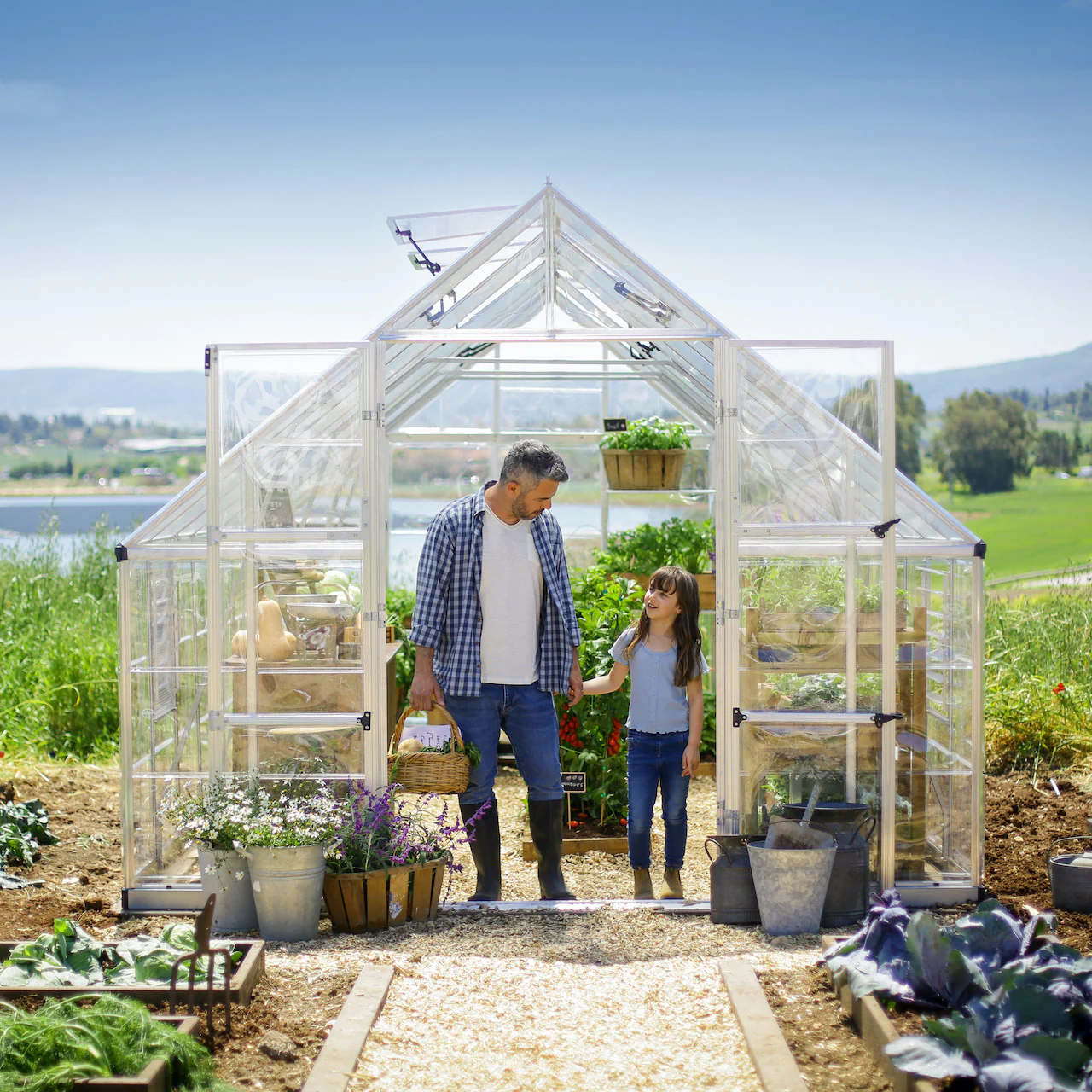 Palram - Canopia | Balance Greenhouse Kit With Clear 0.8mm Polycarbonate Glazing - Image 39