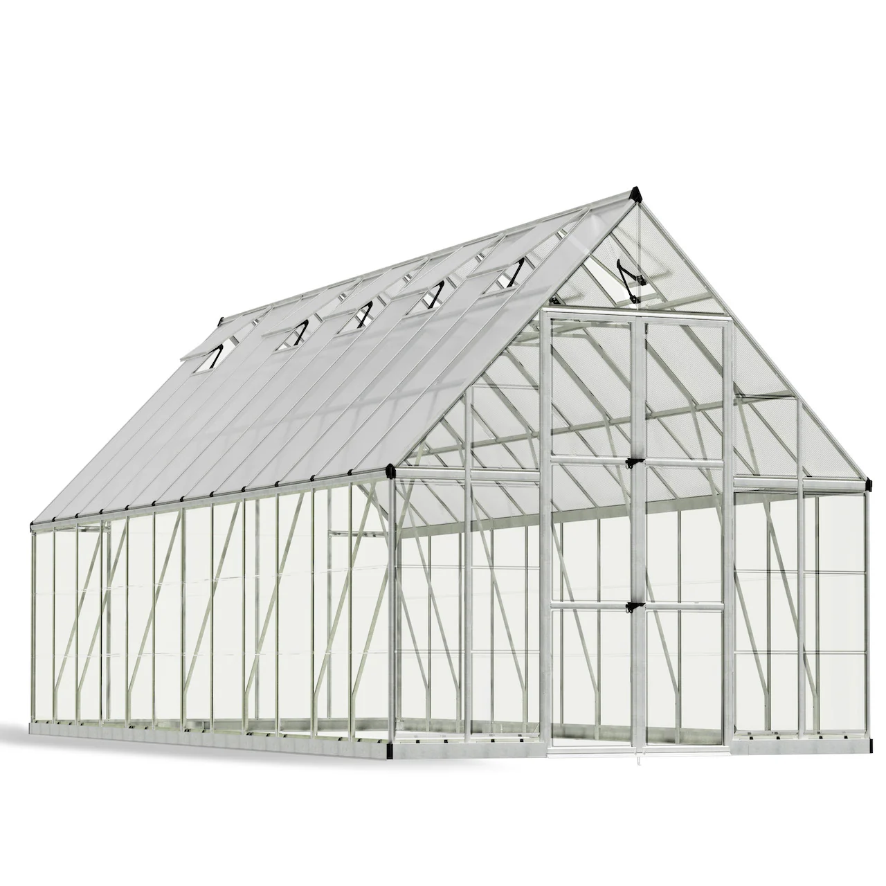 Palram - Canopia | Balance Greenhouse Kit With Clear 0.8mm Polycarbonate Glazing - Image 45