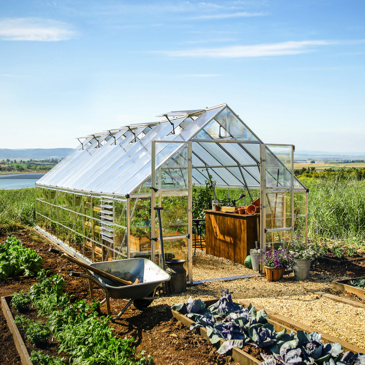 Palram - Canopia | Balance Greenhouse Kit With Clear 0.8mm Polycarbonate Glazing - Image 47
