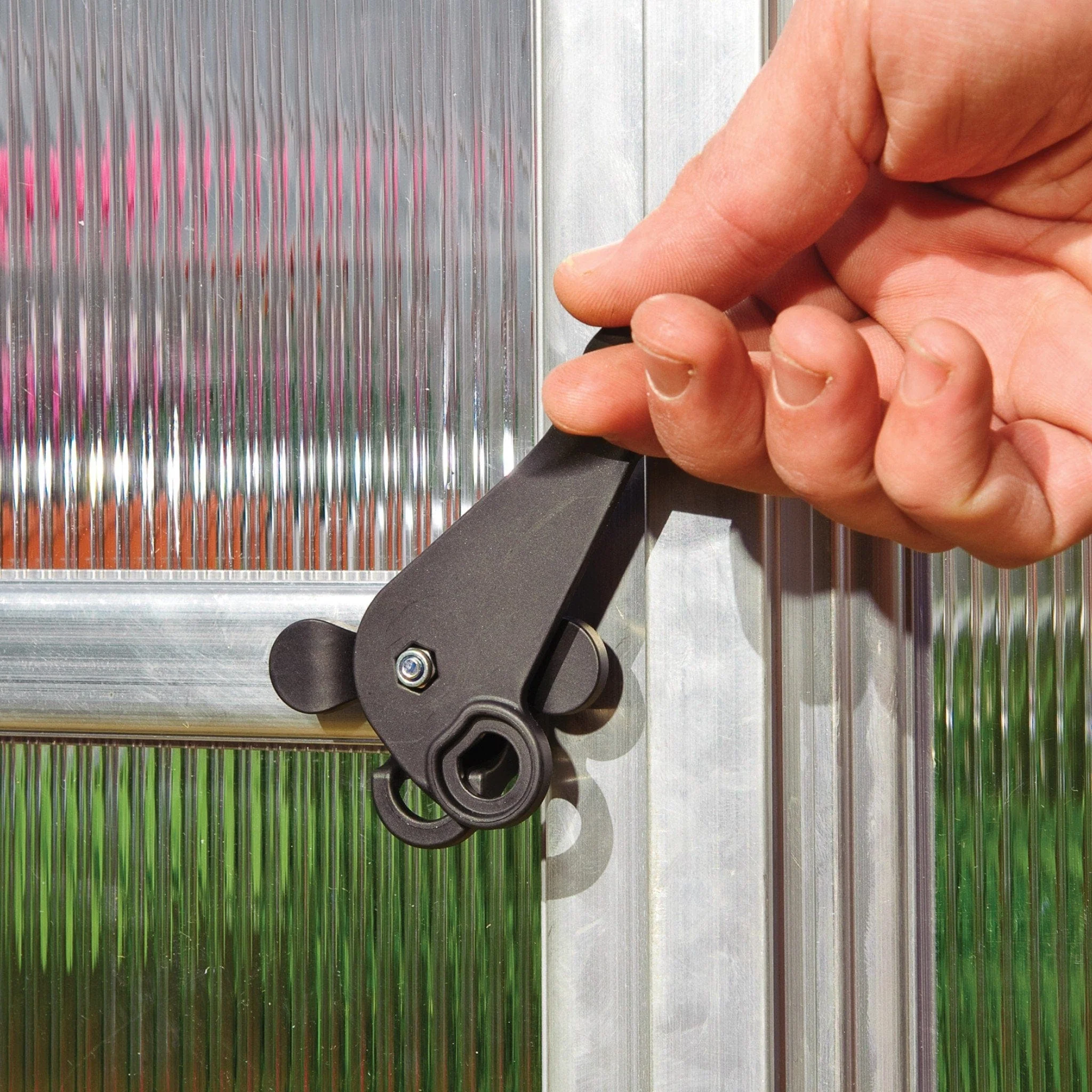 Palram - Canopia | Essence Greenhouse Kit - Silver With 4mm Twin-wall Polycarbonate Glazing - Image 8