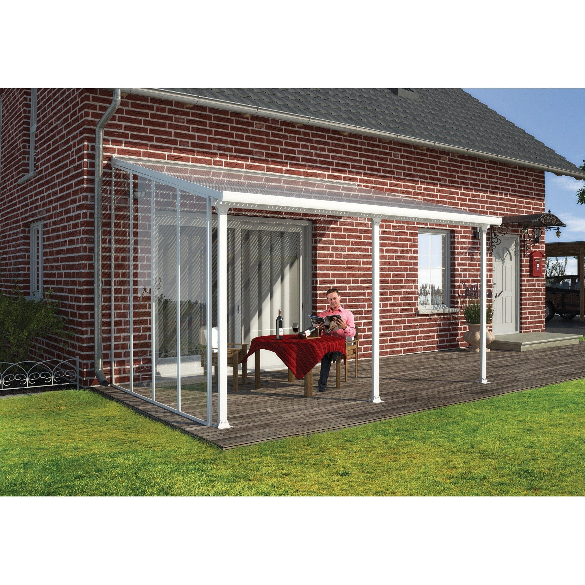 Palram - Canopia | Feria 10 ft Patio Cover Sidewall - Image 3