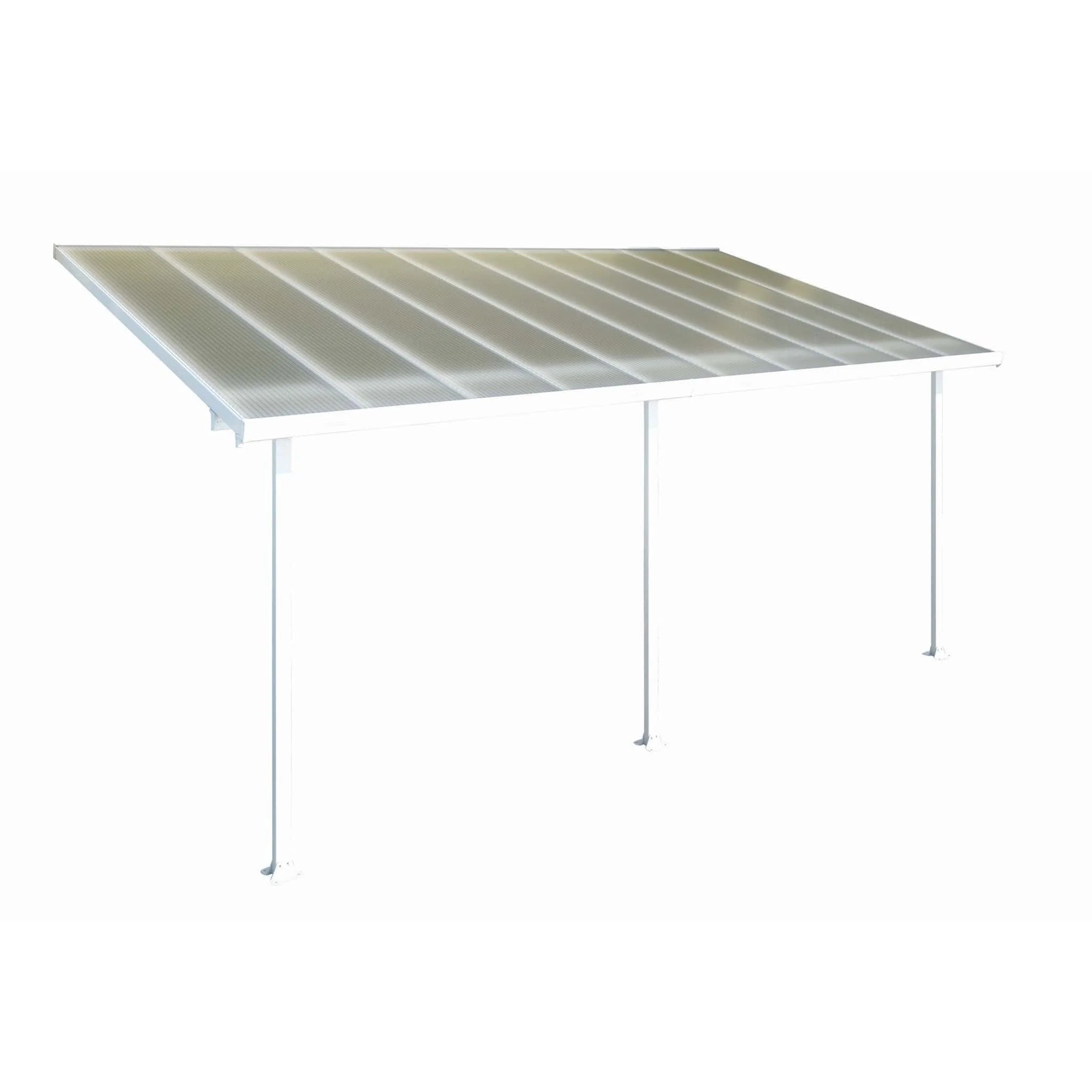 Palram - Canopia | 13 ft Wide Feria Patio Cover - White Clear - Image 13