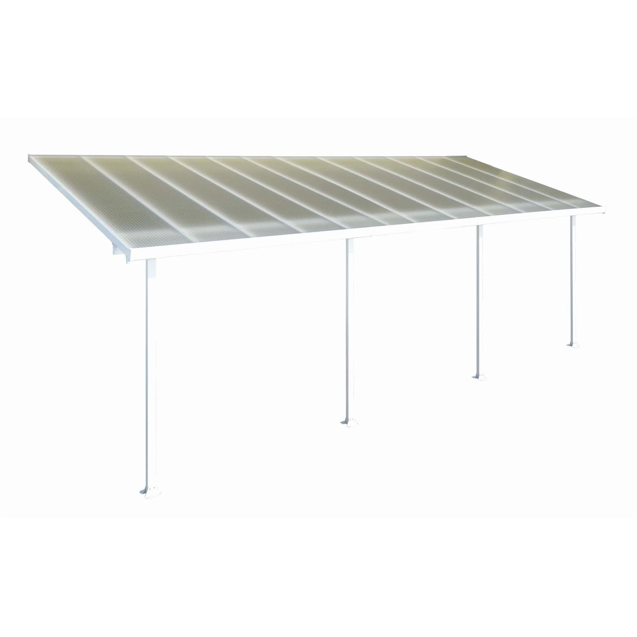 Palram - Canopia | 13 ft Wide Feria Patio Cover - White Clear - Image 15