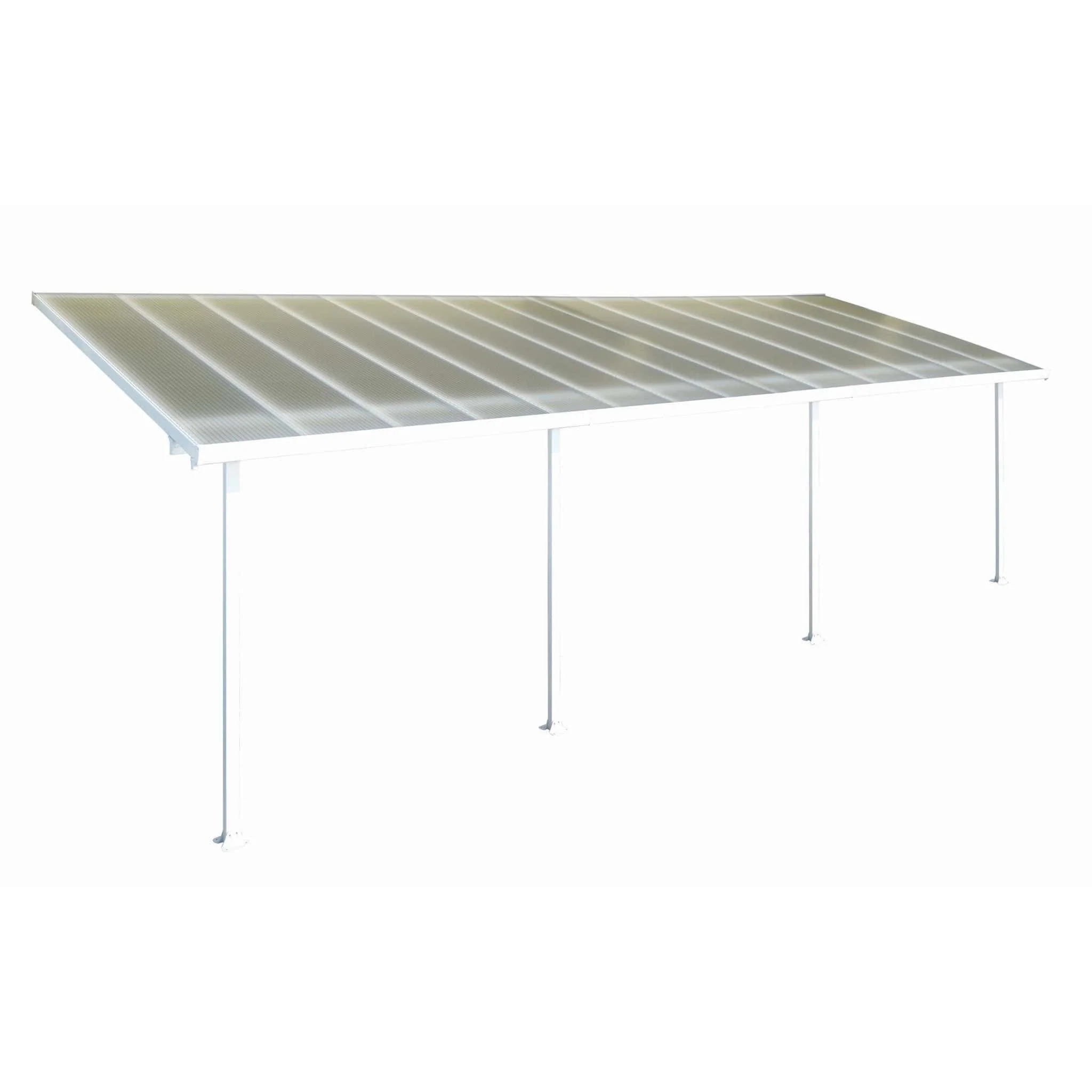 Palram - Canopia | 13 ft Wide Feria Patio Cover - White Clear - Image 16