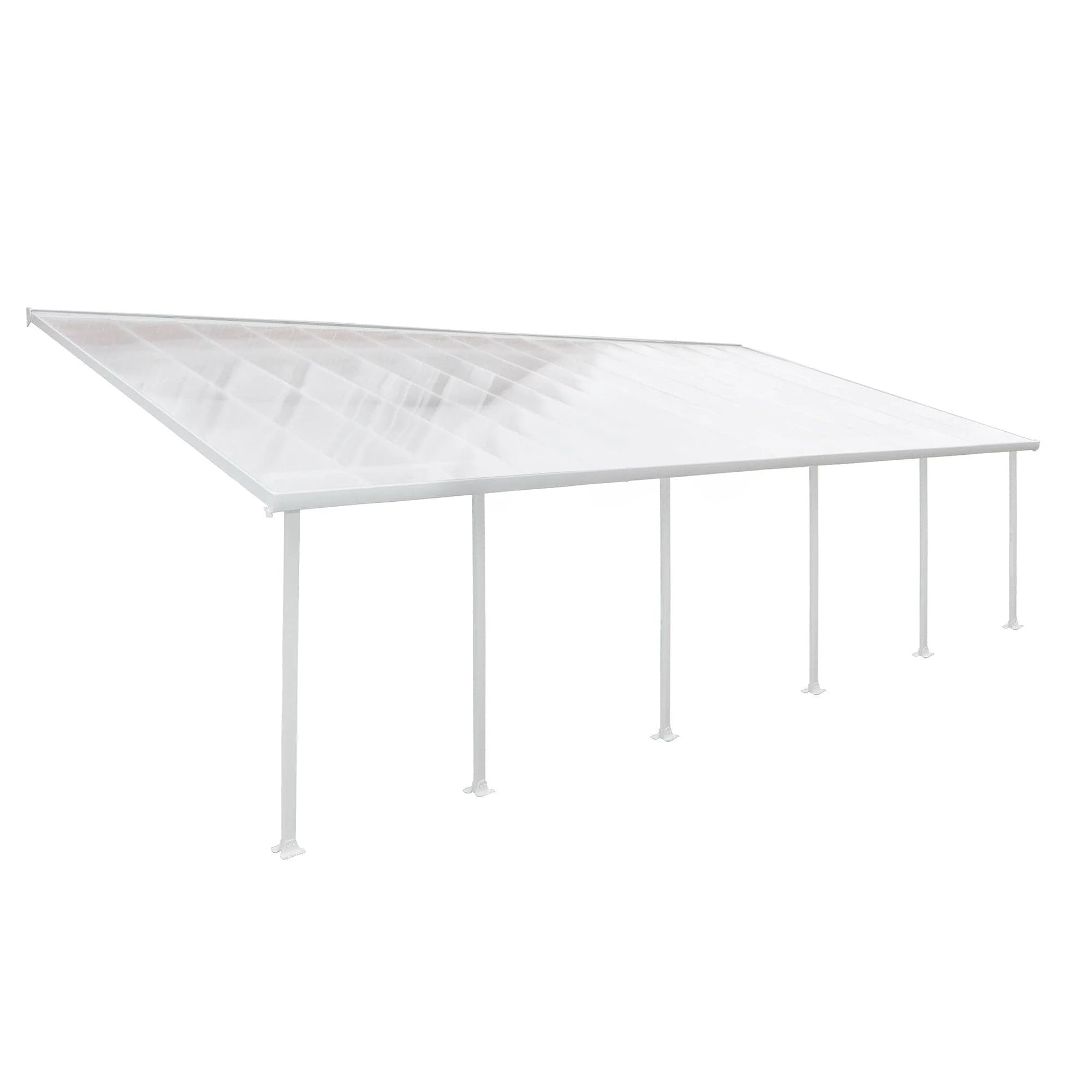Palram - Canopia | 13 ft Wide Feria Patio Cover - White Clear - Image 17