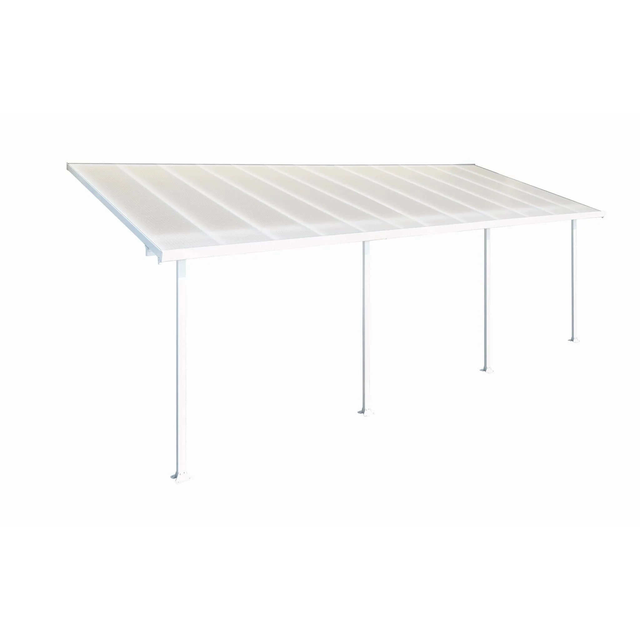 Palram - Canopia | 10 ft Wide Feria Patio Cover - White - Image 13