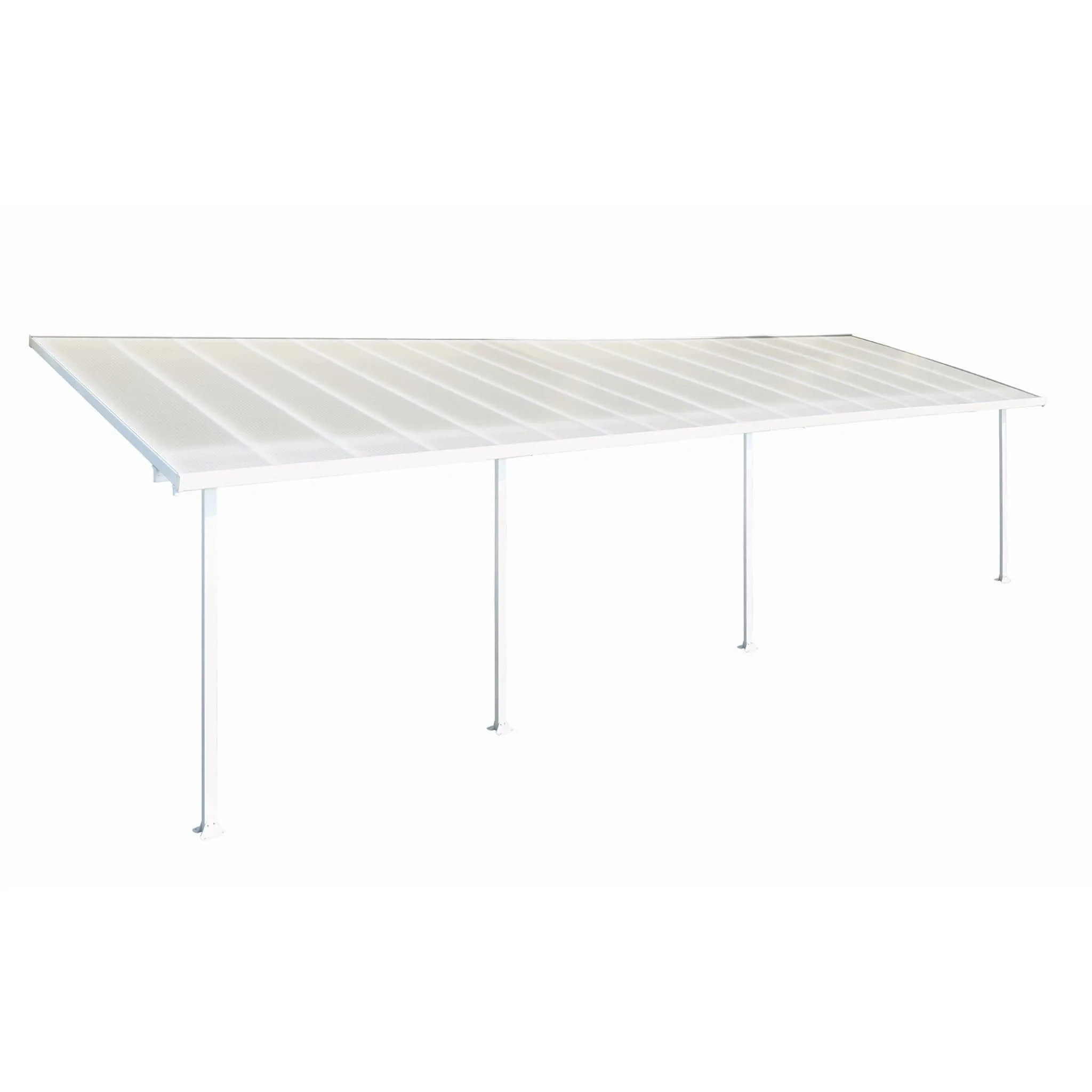 Palram - Canopia | 10 ft Wide Feria Patio Cover - White - Image 19
