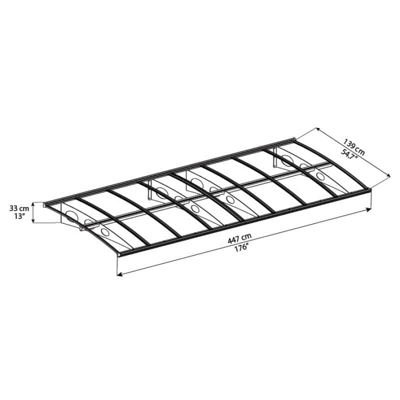 Palram - Canopia | Herald Door Awning - Image 7