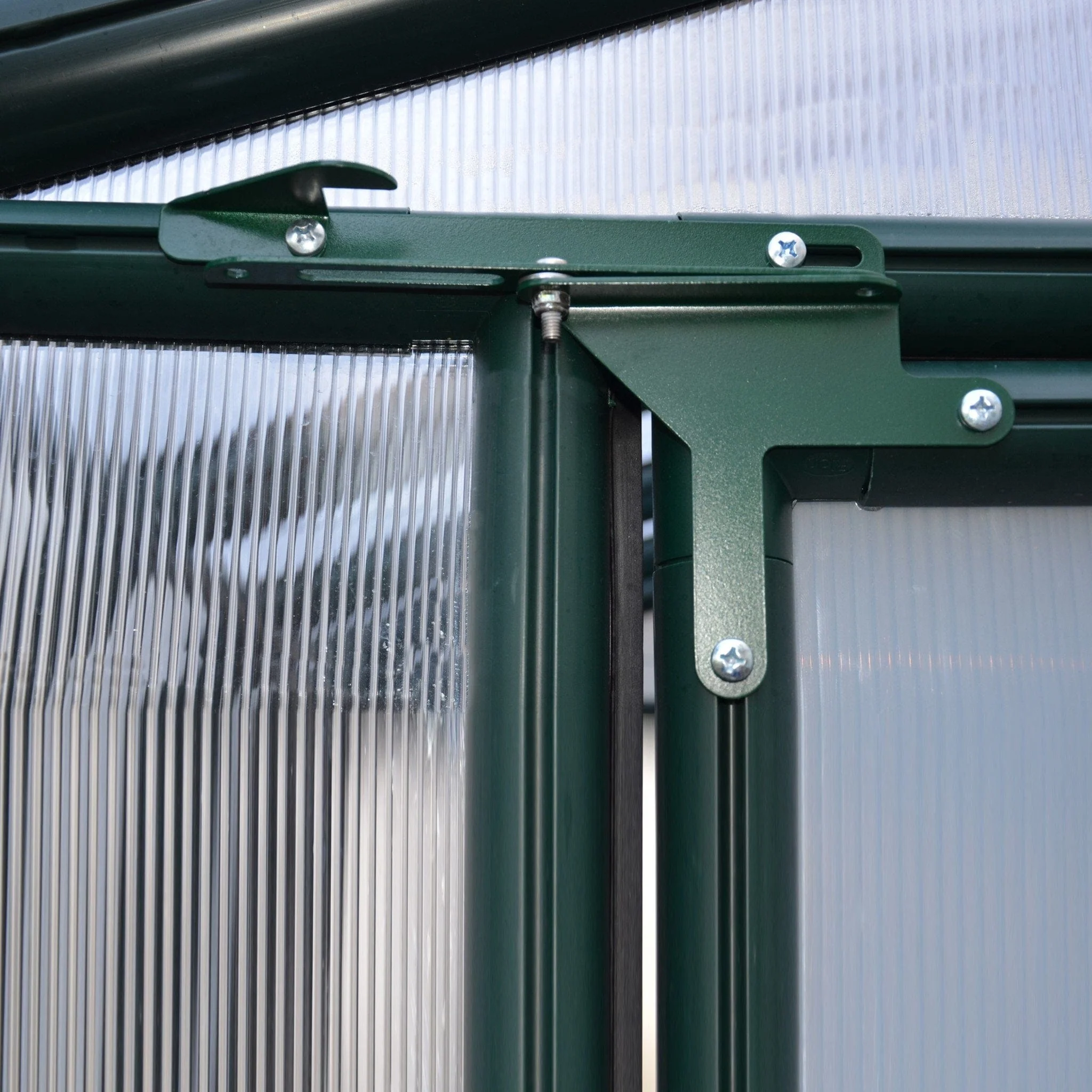 Palram - Canopia | Hobby Gardener Greenhouse Kit - 8 ft Wide - Green With 6mm Twin-wall Polycarbonate Glazing - Image 16
