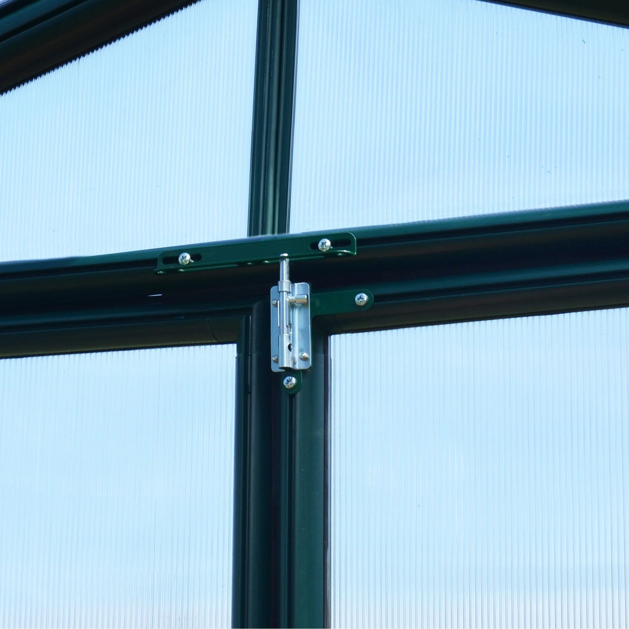 Palram - Canopia | Hobby Gardener Greenhouse Kit - 8 ft Wide - Green With 6mm Twin-wall Polycarbonate Glazing - Image 17