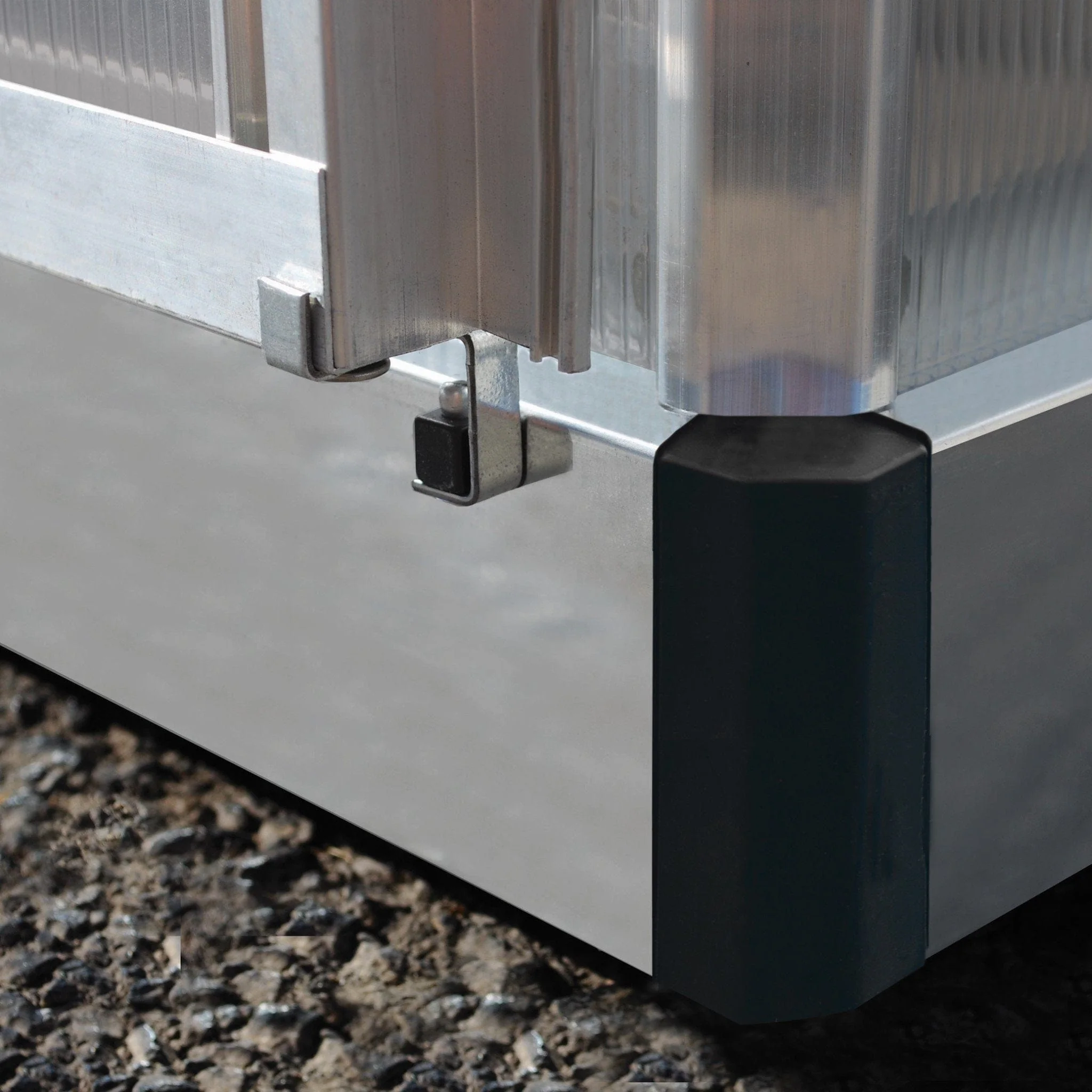 Palram - Canopia | Hybrid Greenhouse Kit - Silver With 0.8mm Polycarbonate Glazing - Image 16