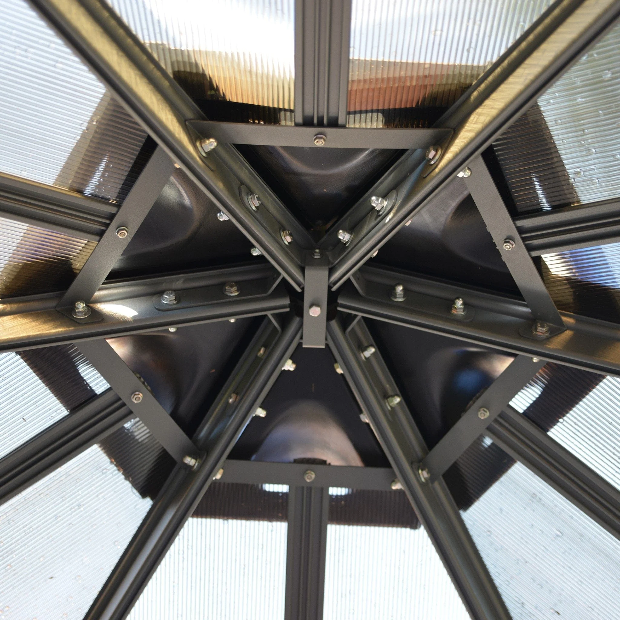 Palram - Canopia | Monaco Hexagon Garden Gazebo 13x15 ft - Image 7