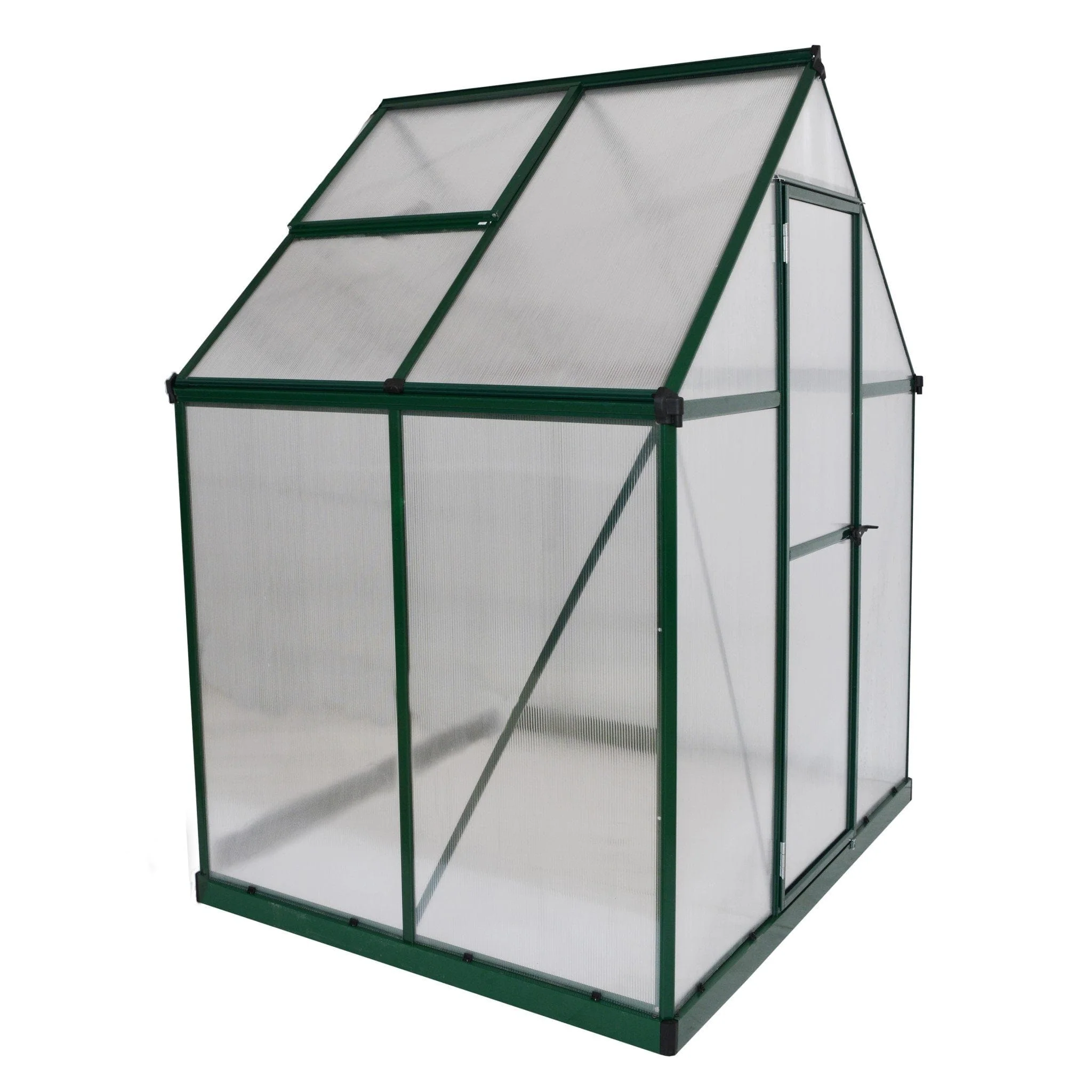 Palram - Canopia | Mythos Greenhouse Kit - 6 Ft Wide - Silver With 4mm Twin-wall Polycarbonate Glazing - Image 25