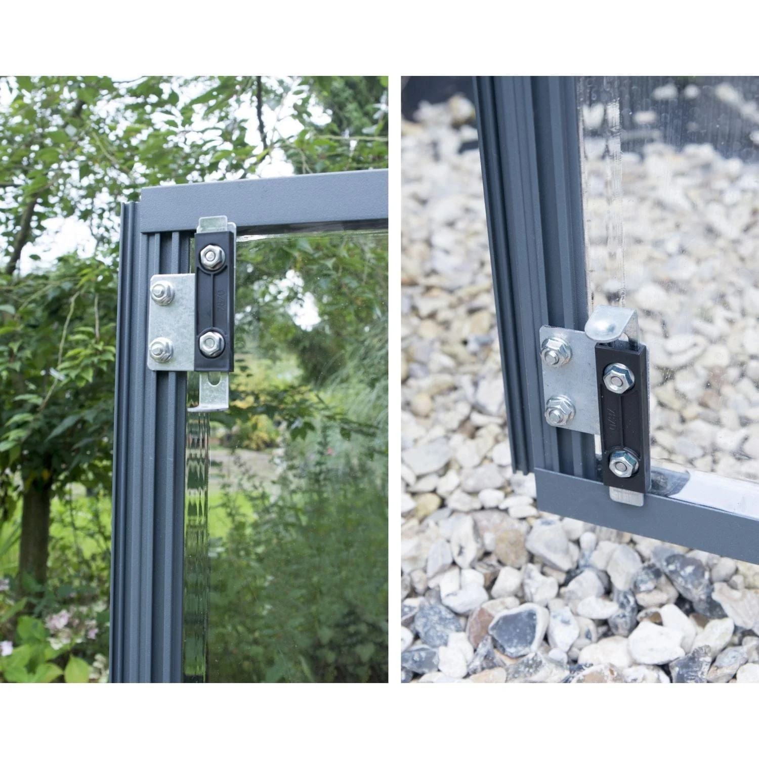 Palram - Canopia | 12x10 ft Oasis Hex Greenhouse Kit - Gray With 0.8mm Polycarbonate Glazing - Image 8