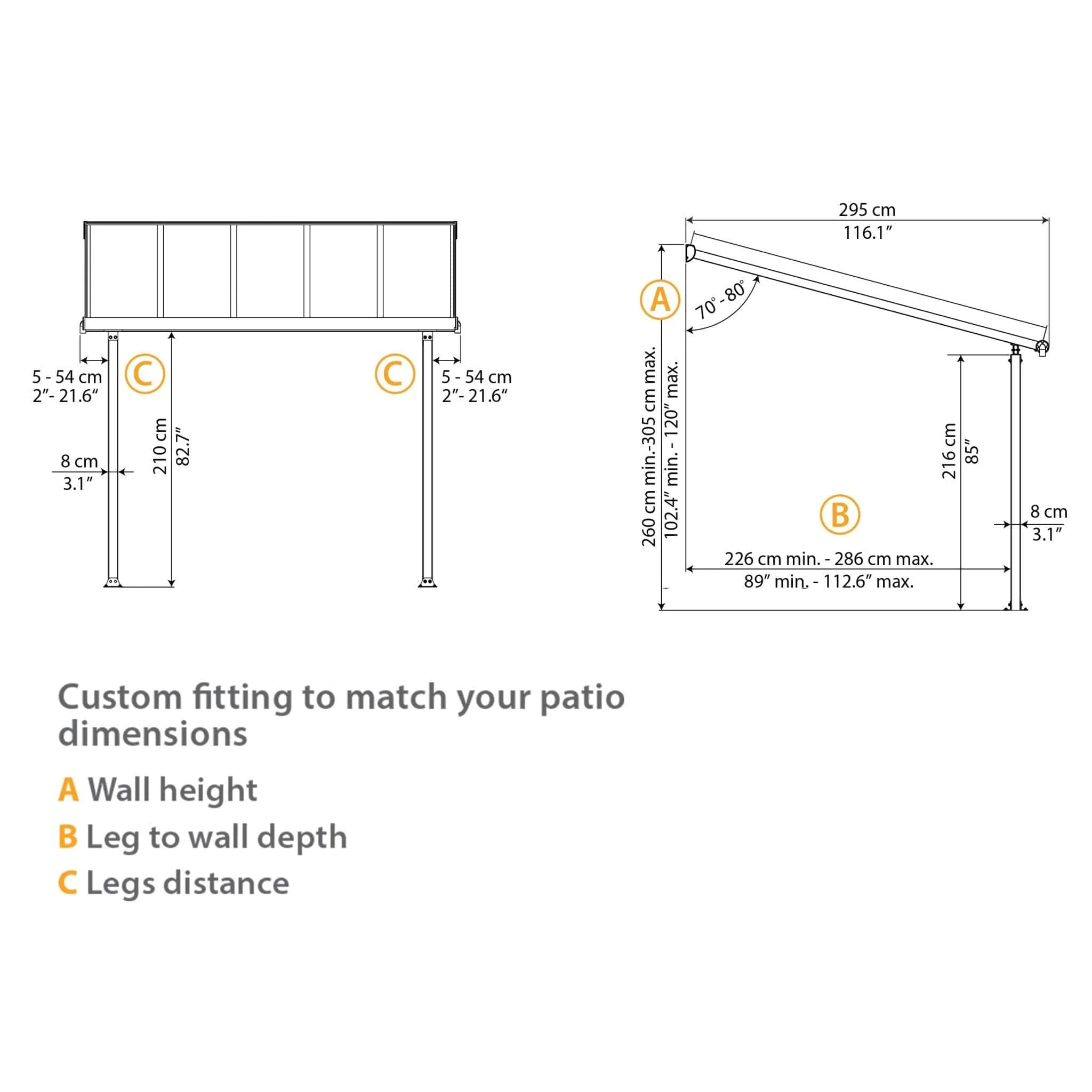 Palram - Canopia | Olympia Patio Cover - Gray - Image 13