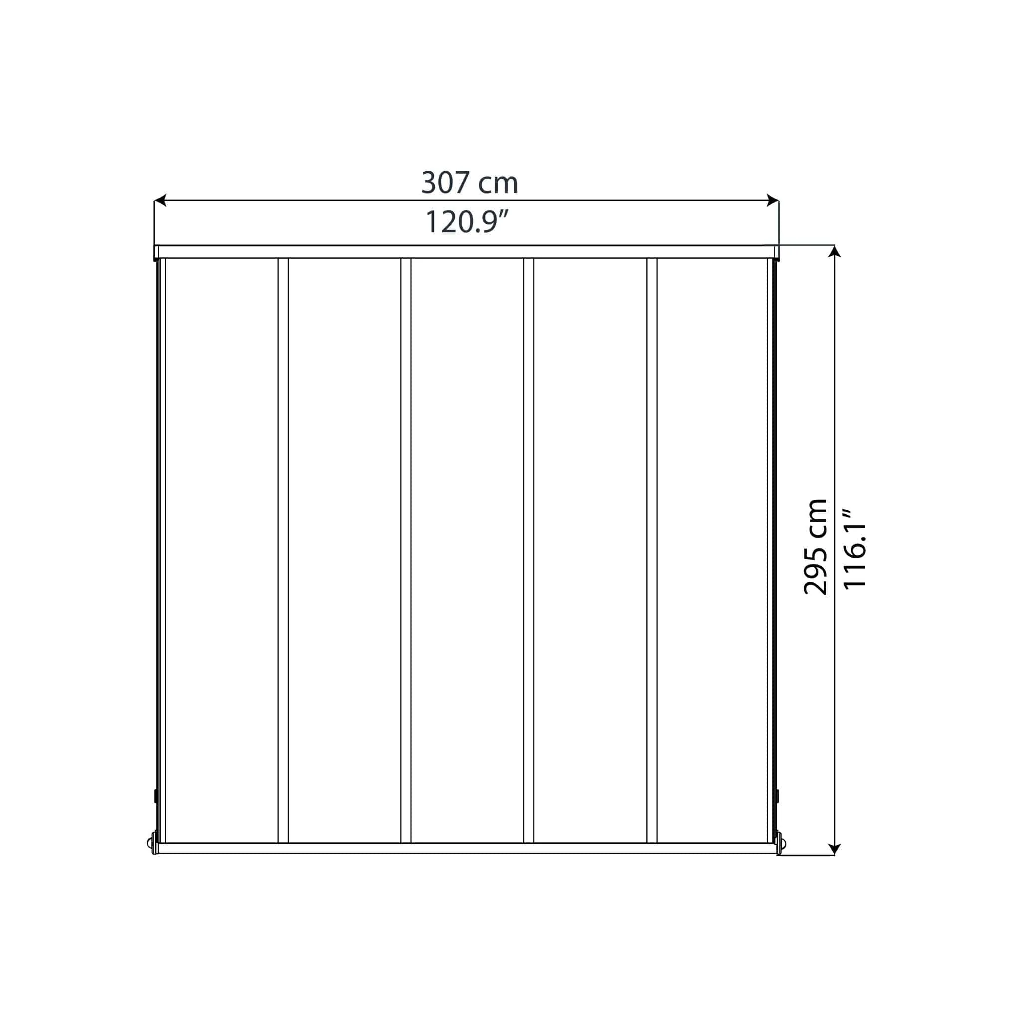 Palram - Canopia | Olympia Patio Cover - Gray - Image 4