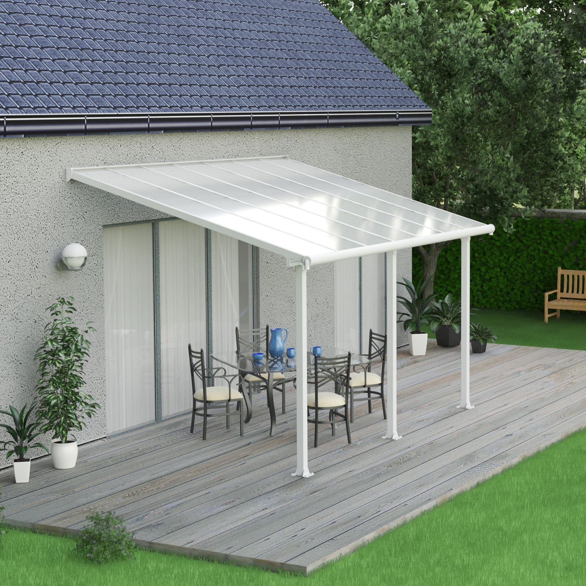 Palram - Canopia | Olympia Patio Cover - White - Image 3