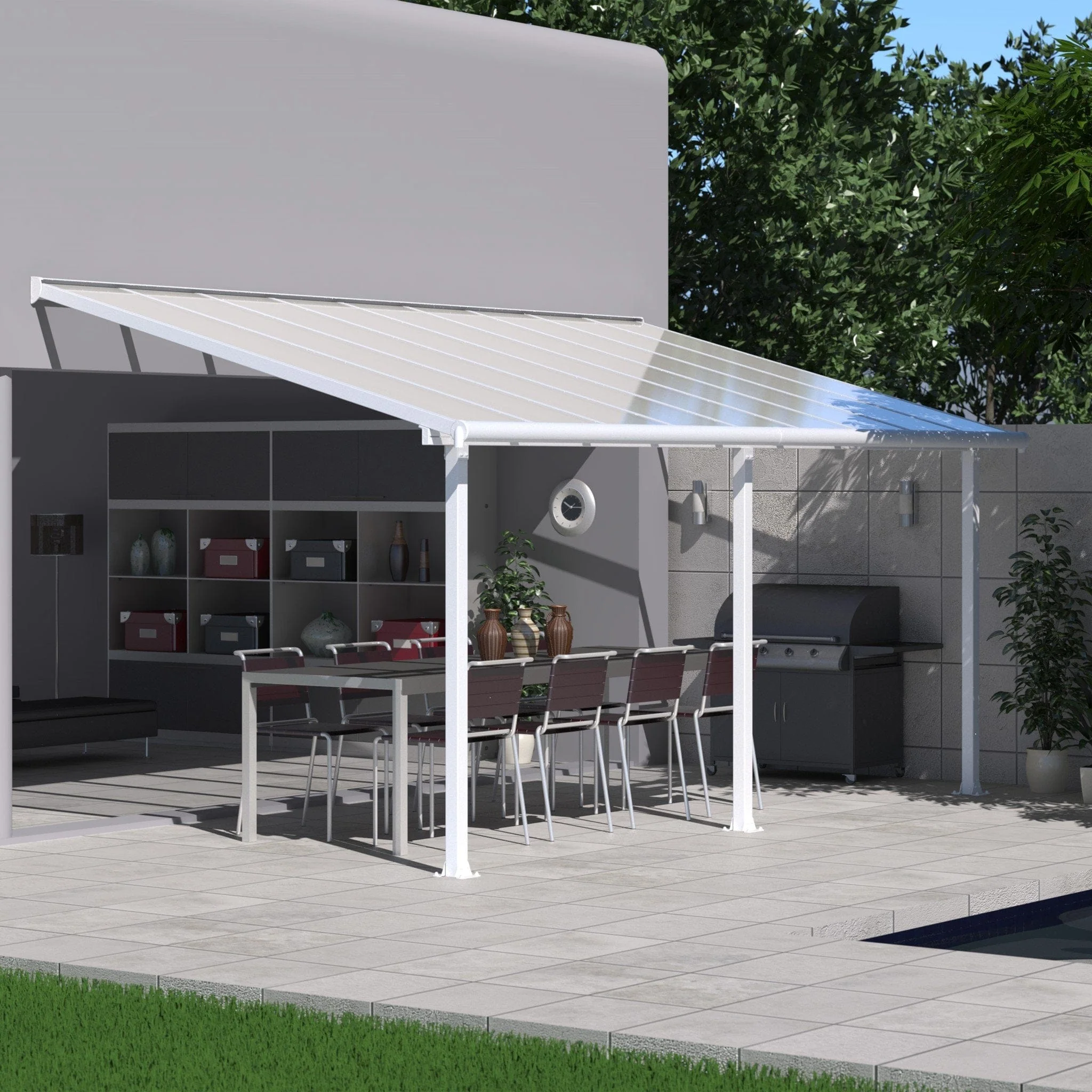 Palram - Canopia | Olympia Patio Cover - White - Image 5