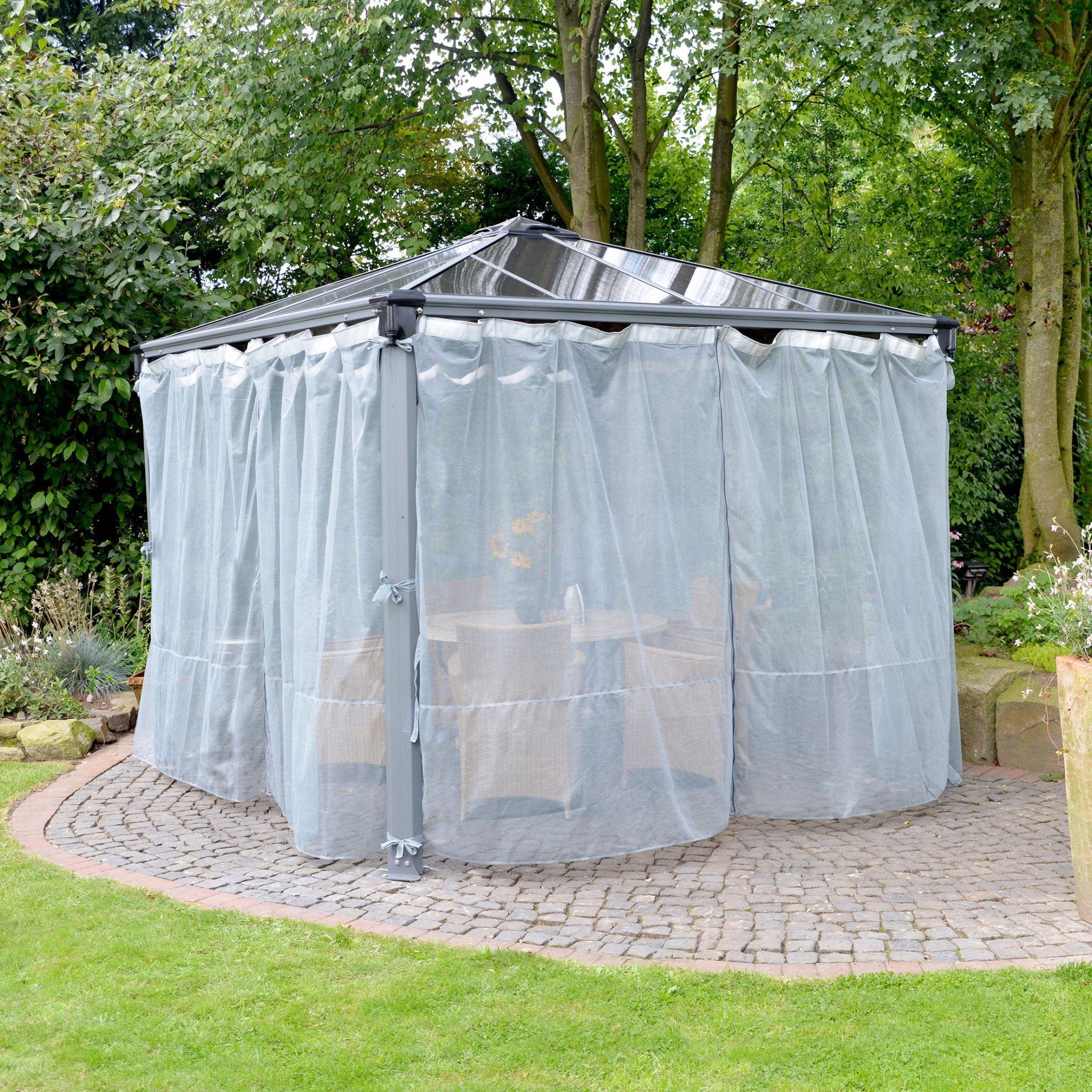 Palram - Canopia | Palermo and Milano Gazebo Netting Set - 4 Piece - Image 3