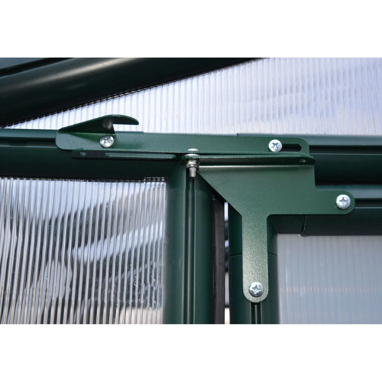 Palram - Canopia | 8x8 ft Prestige Diffused Greenhouse Kit Package - Green With 6mm Twin-wall Polycarbonate Glazing - Image 14