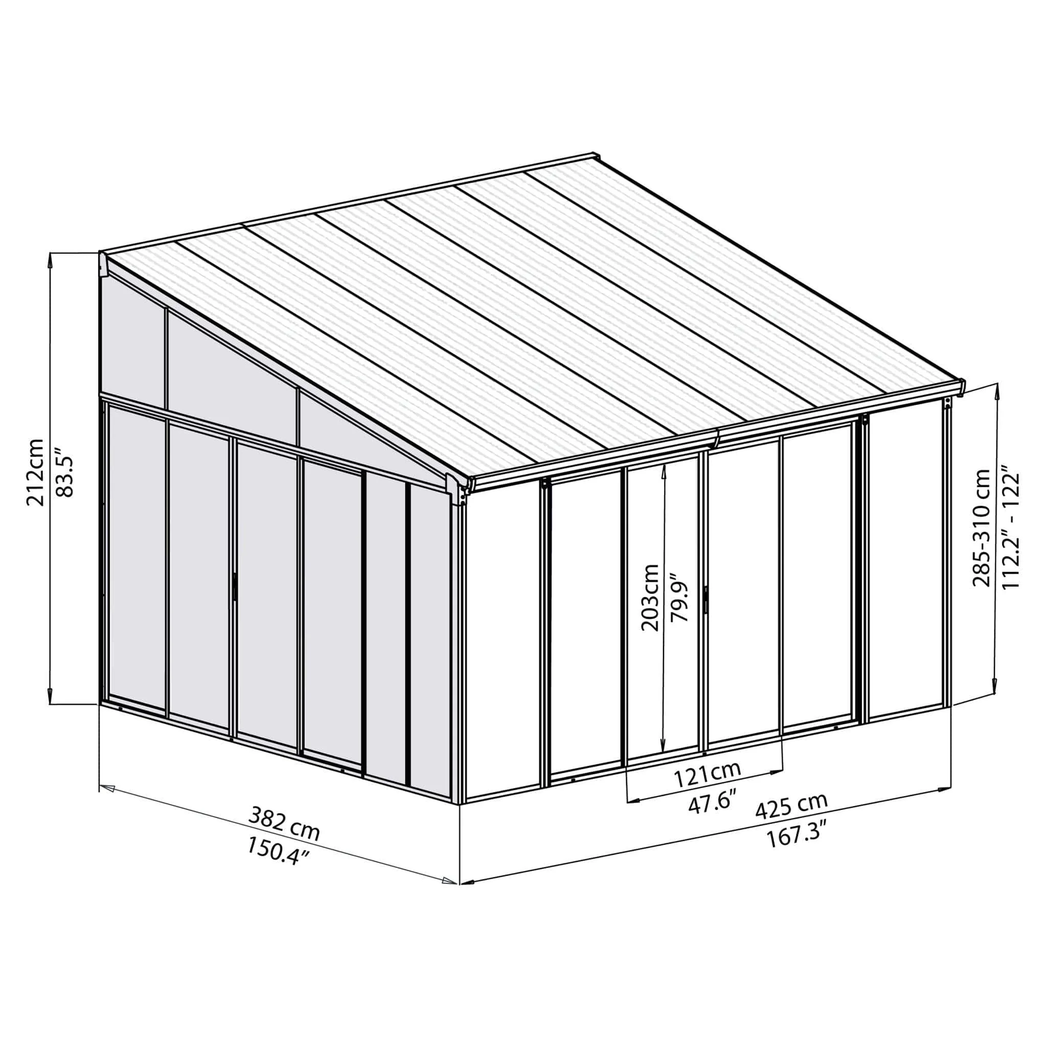 Palram - Canopia | SanRemo Patio Enclosure / Sunroom - Image 20